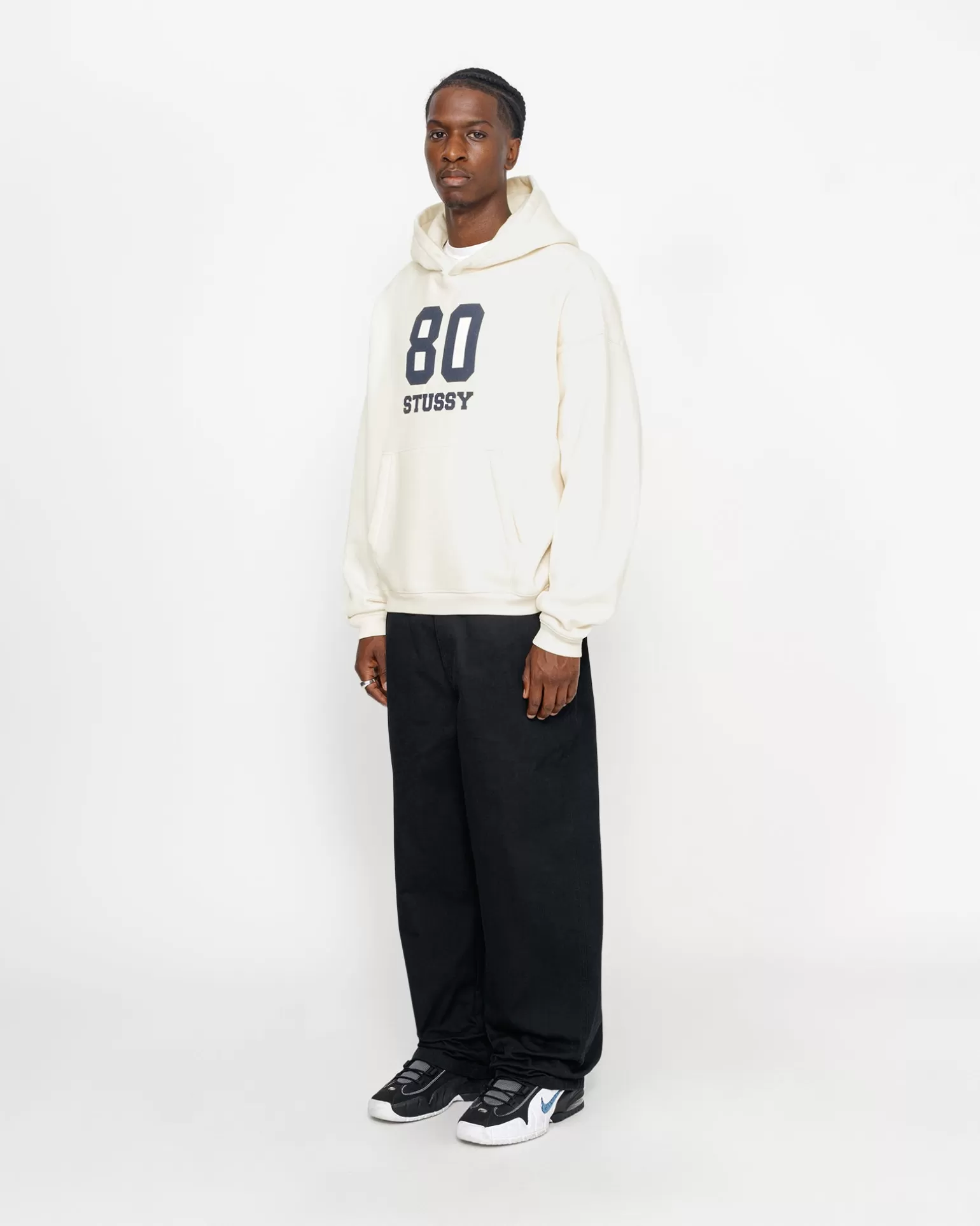 Hot Stüssy 80 RELAXED HOODIE Off White