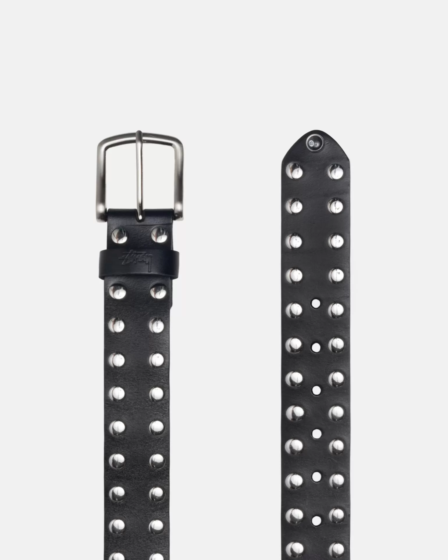 Best Stüssy 8 BALL STUDDED BELT Black