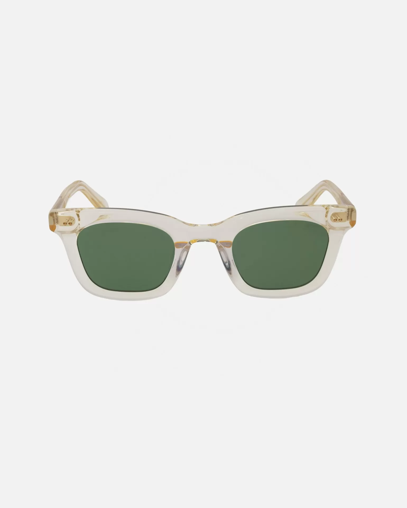 Flash Sale Stüssy ACE SUNGLASSES Bone / Green Lens