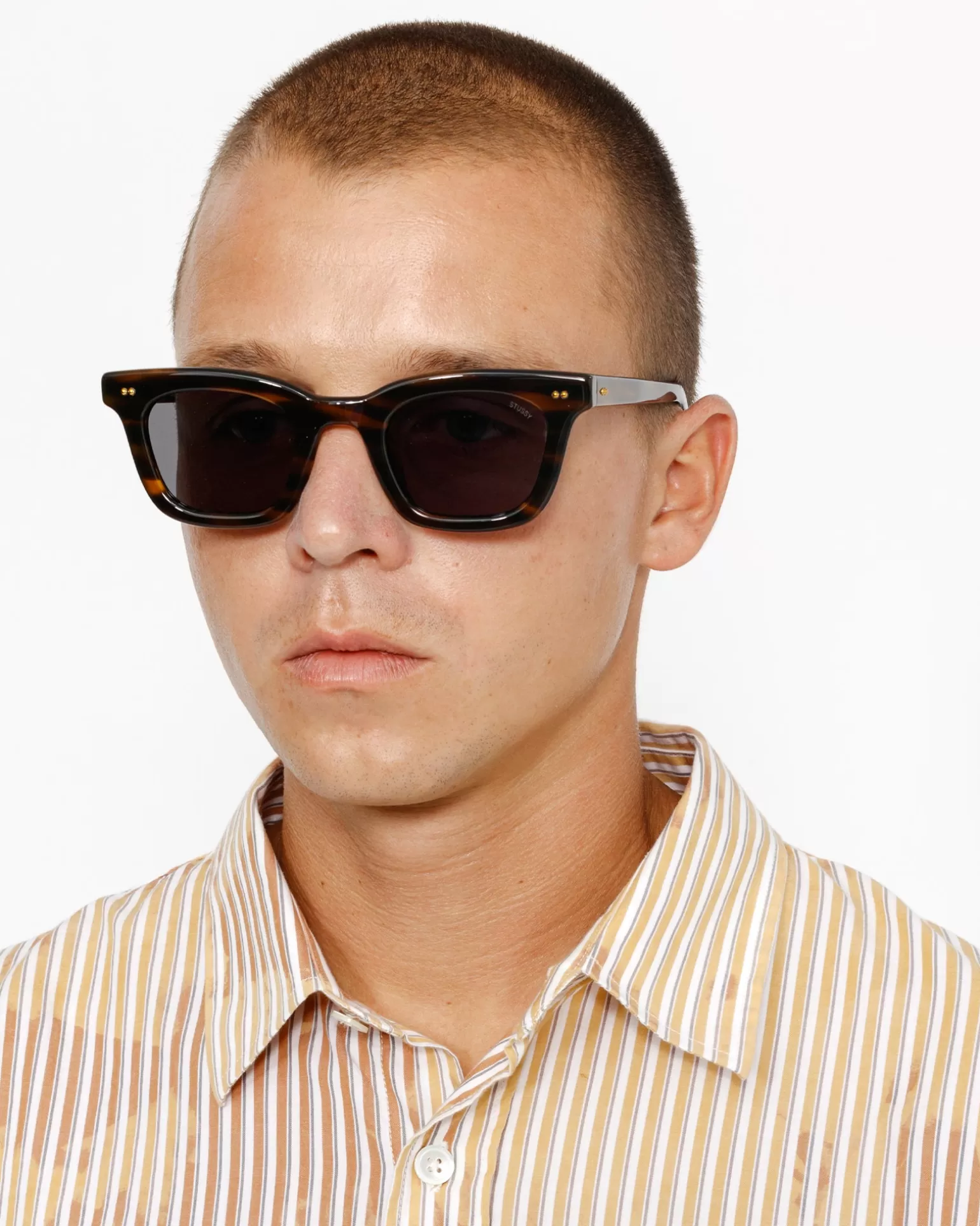 Discount Stüssy ACE SUNGLASSES Tortoise/Black Lens