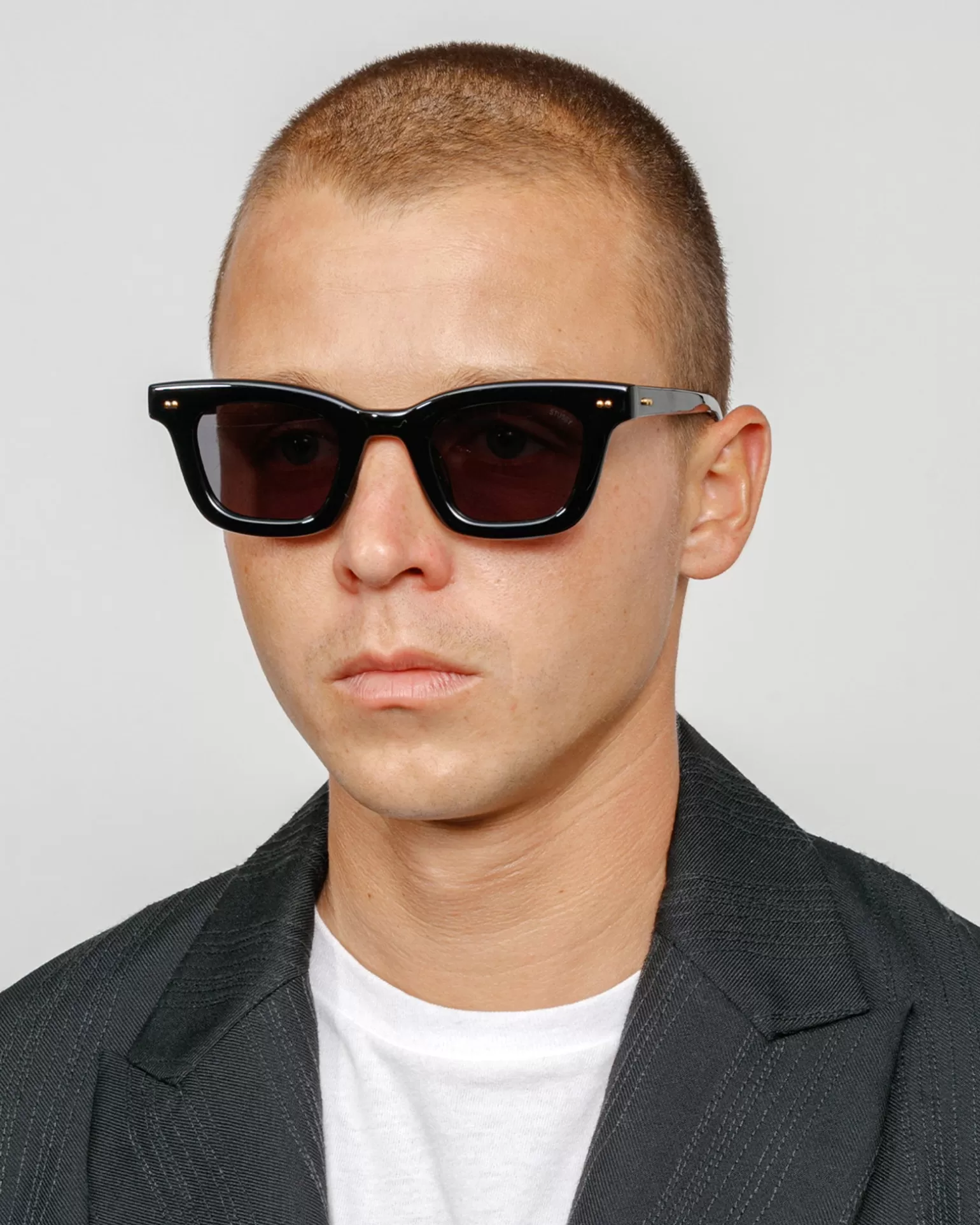 Fashion Stüssy ACE SUNGLASSES Black / Brown Lens