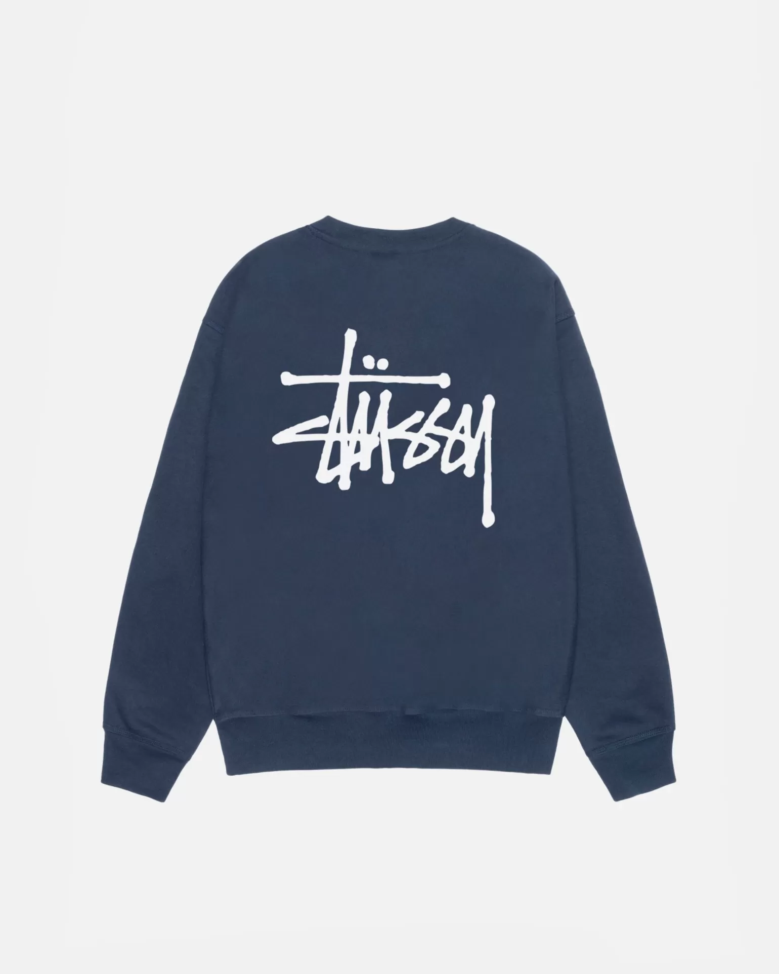 Discount Stüssy BASIC STÜSSY CREW Navy