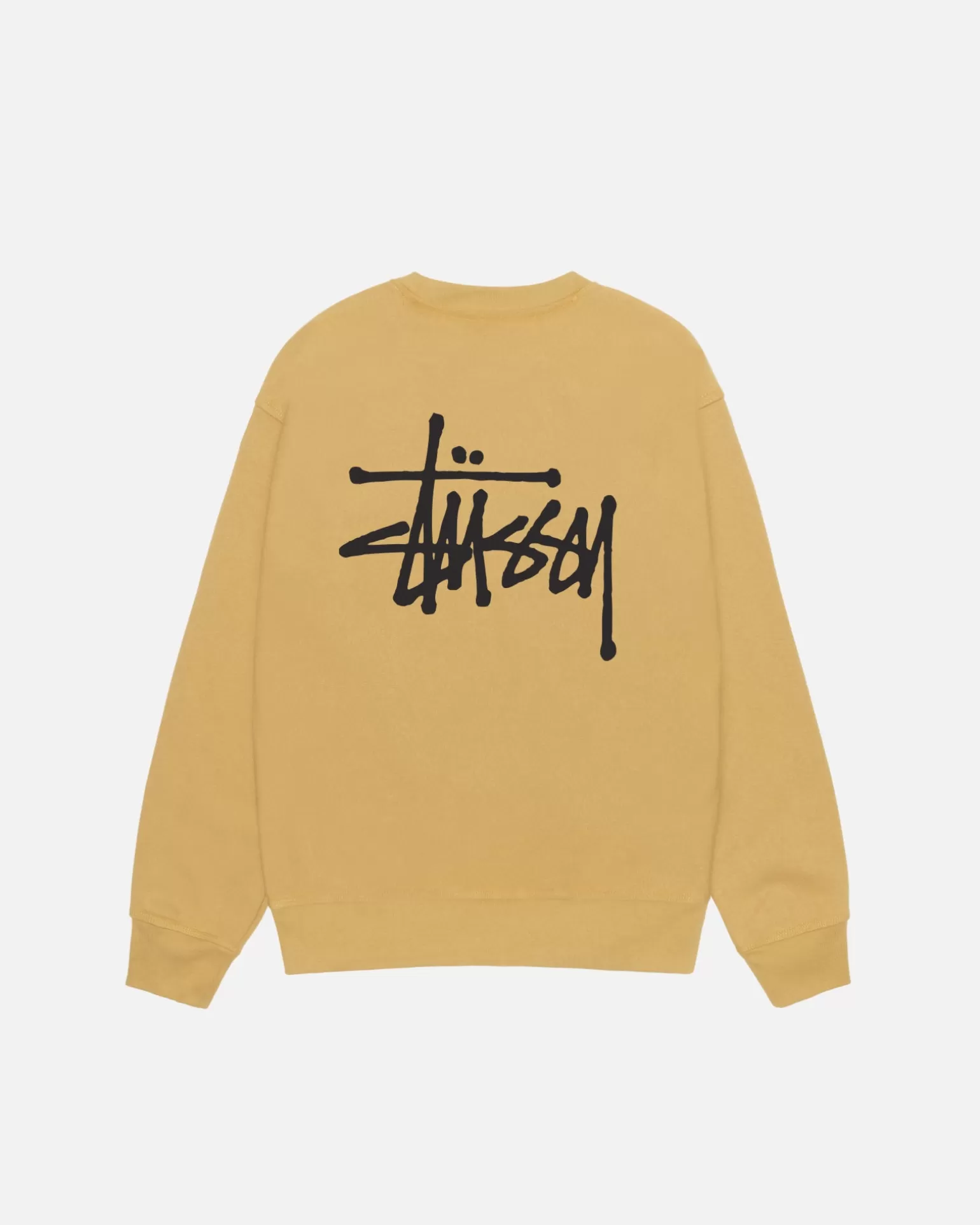 Shop Stüssy BASIC STÜSSY CREW Curry