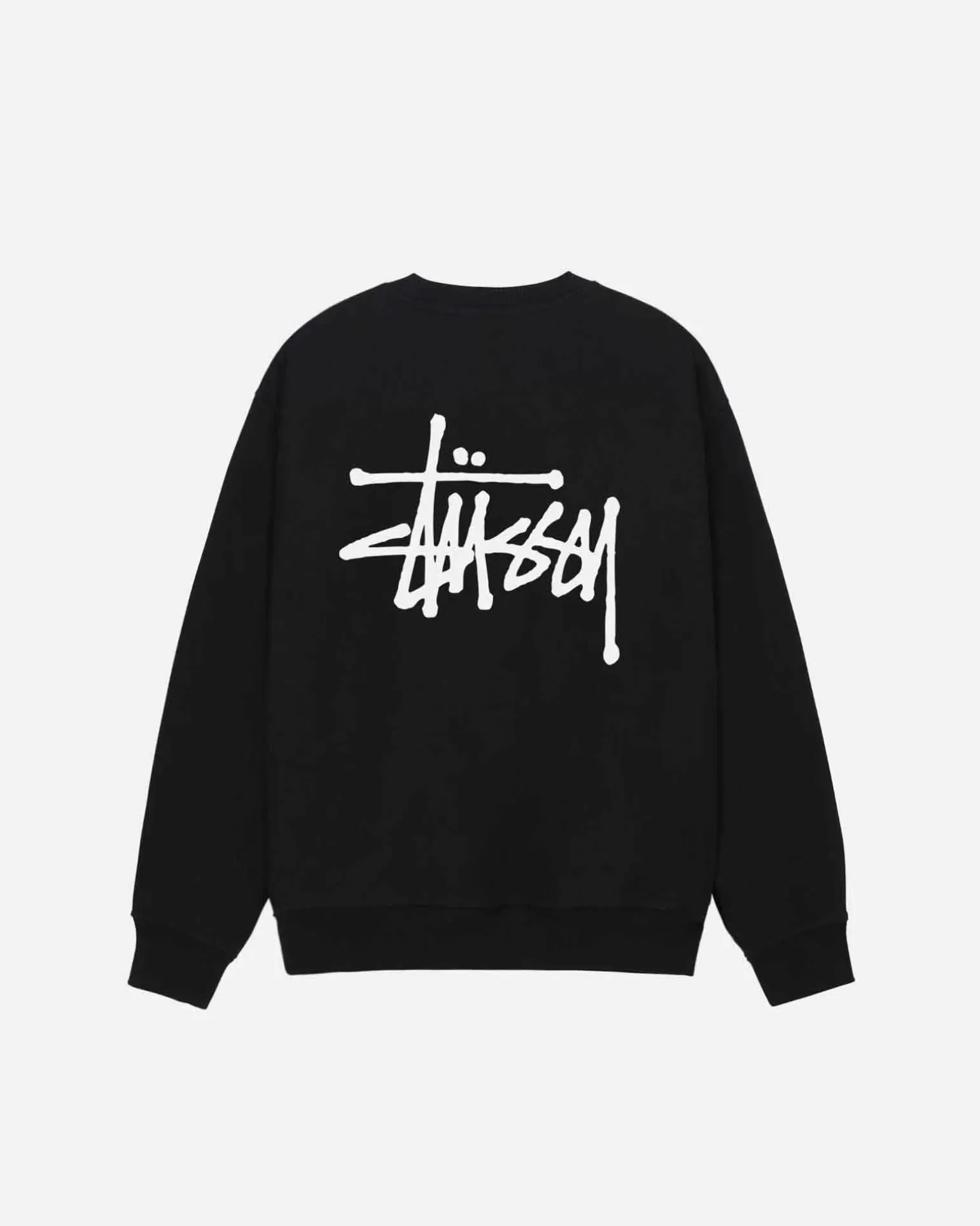 Online Stüssy BASIC STÜSSY CREW Black