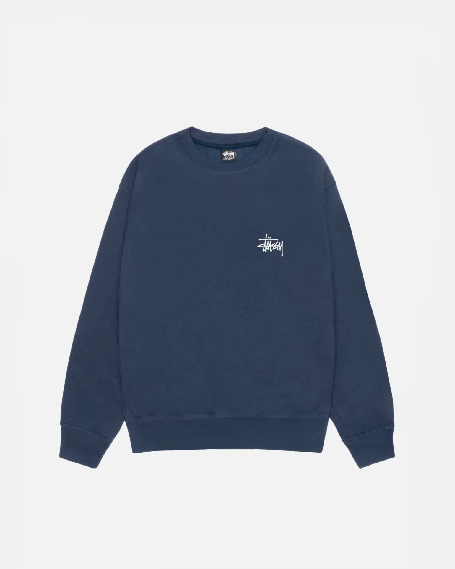 Discount Stüssy BASIC STÜSSY CREW Navy