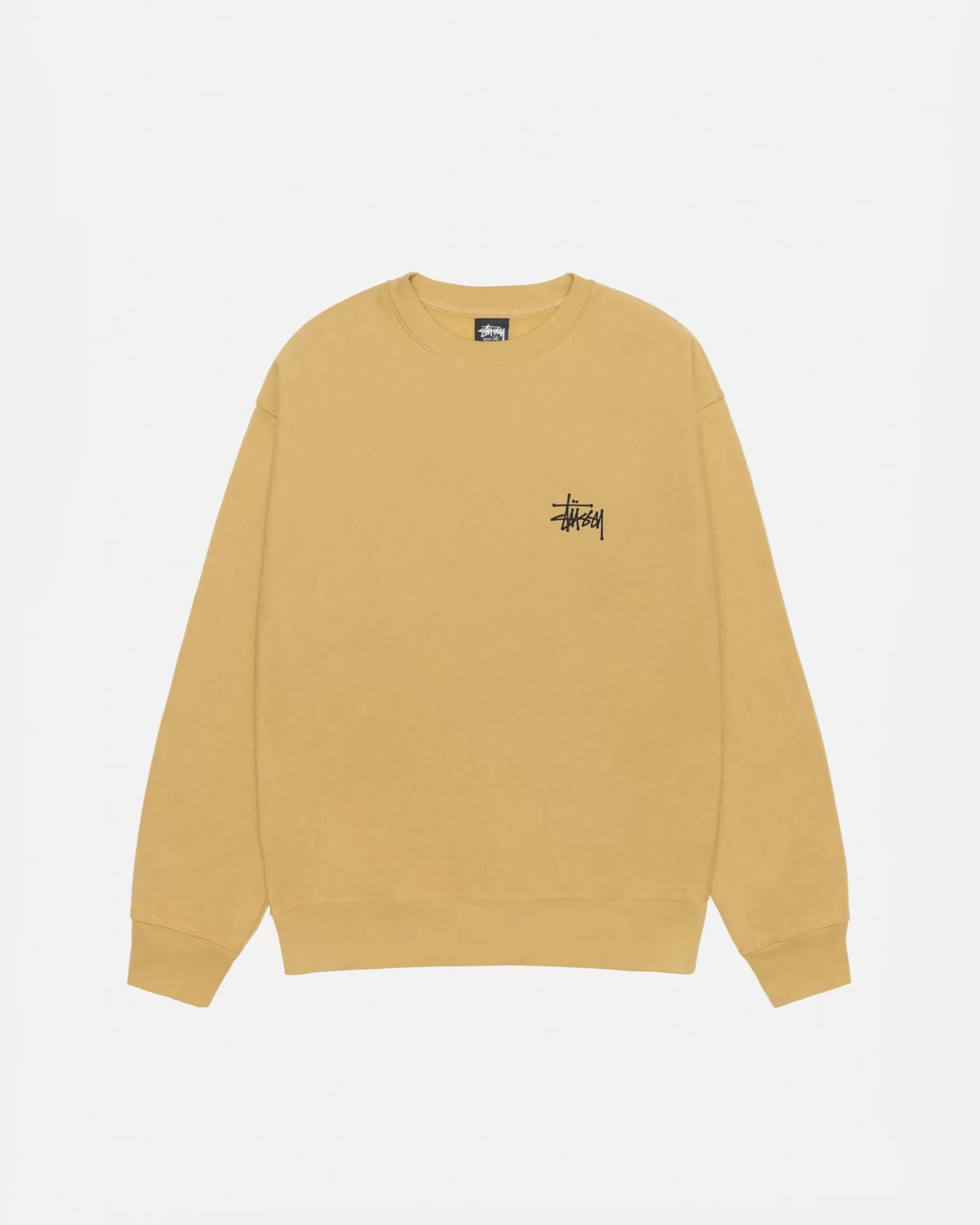 Shop Stüssy BASIC STÜSSY CREW Curry