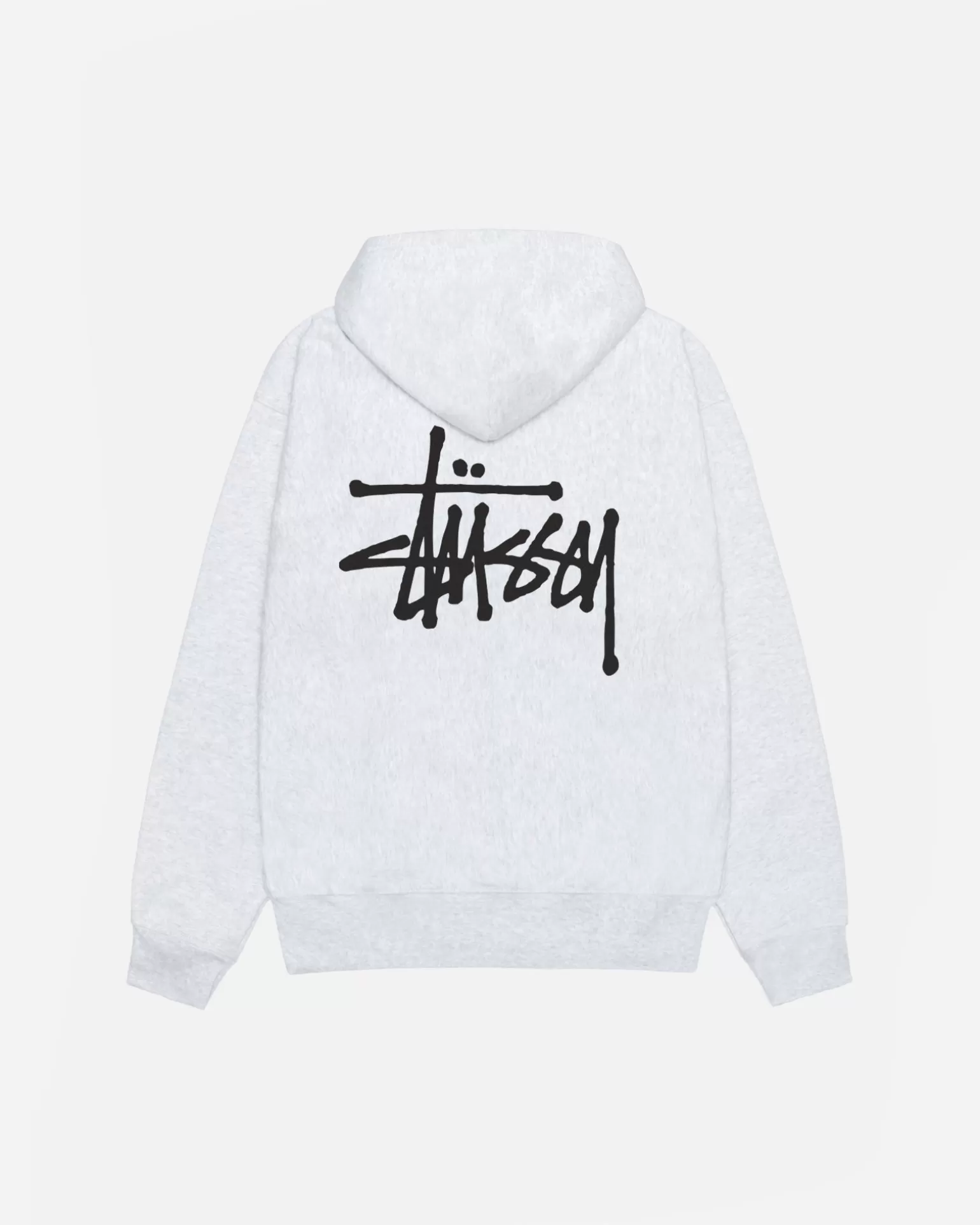 Fashion Stüssy BASIC STÜSSY HOODIE Ash Heather