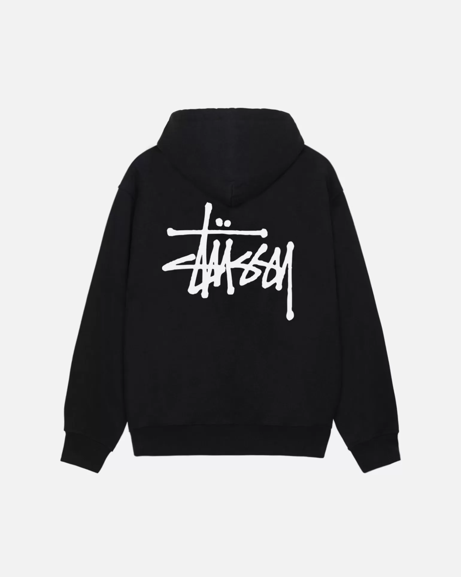 Fashion Stüssy BASIC STÜSSY HOODIE Black
