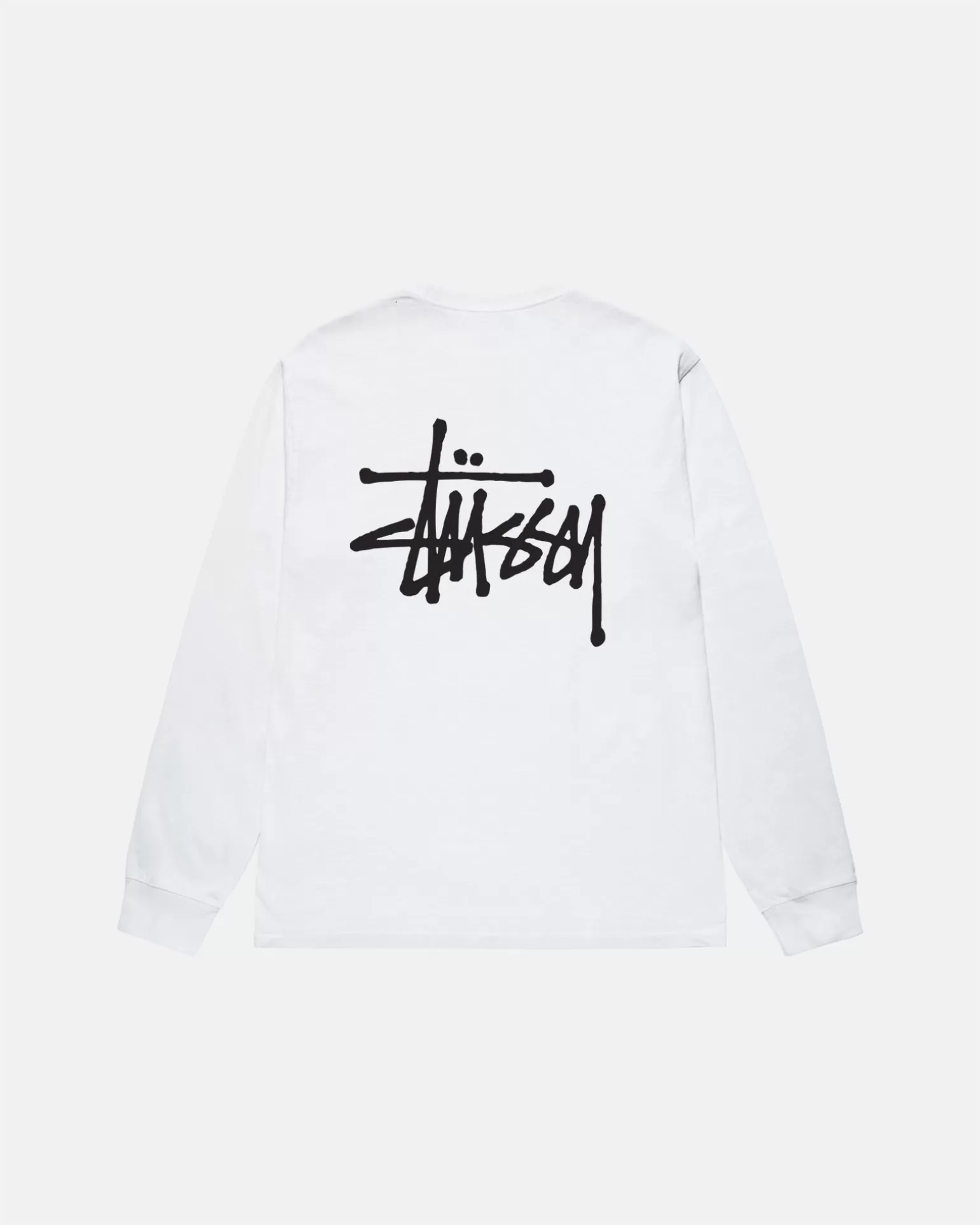 Sale Stüssy BASIC STÜSSY LS TEE White
