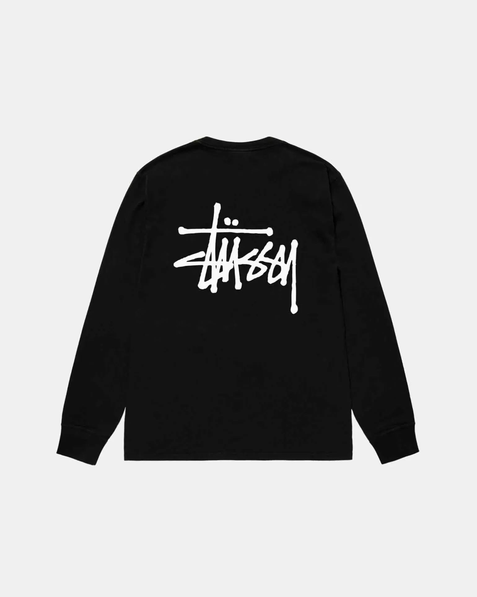 Discount Stüssy BASIC STÜSSY LS TEE Black