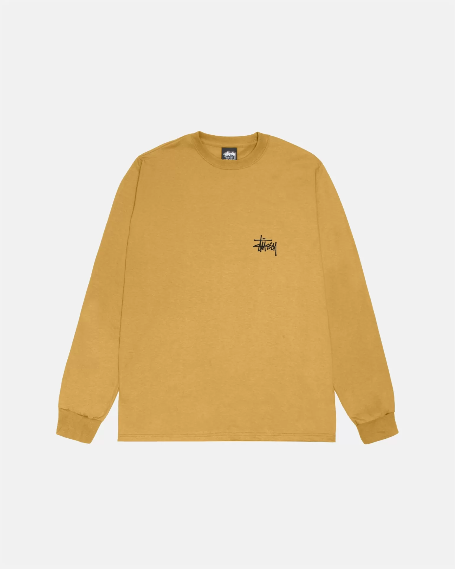 Fashion Stüssy BASIC STÜSSY LS TEE Curry