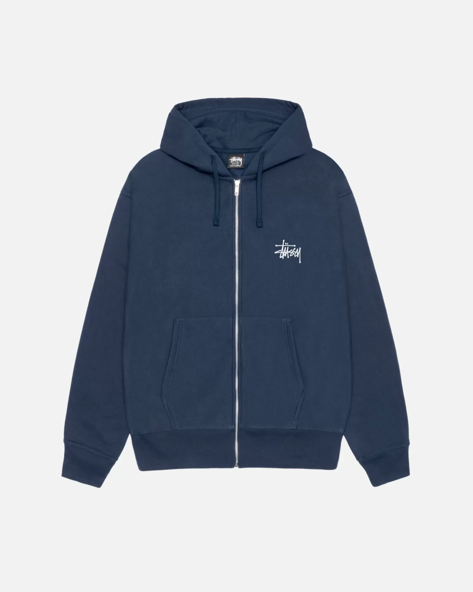 Online Stüssy BASIC STÜSSY ZIP HOODIE Navy