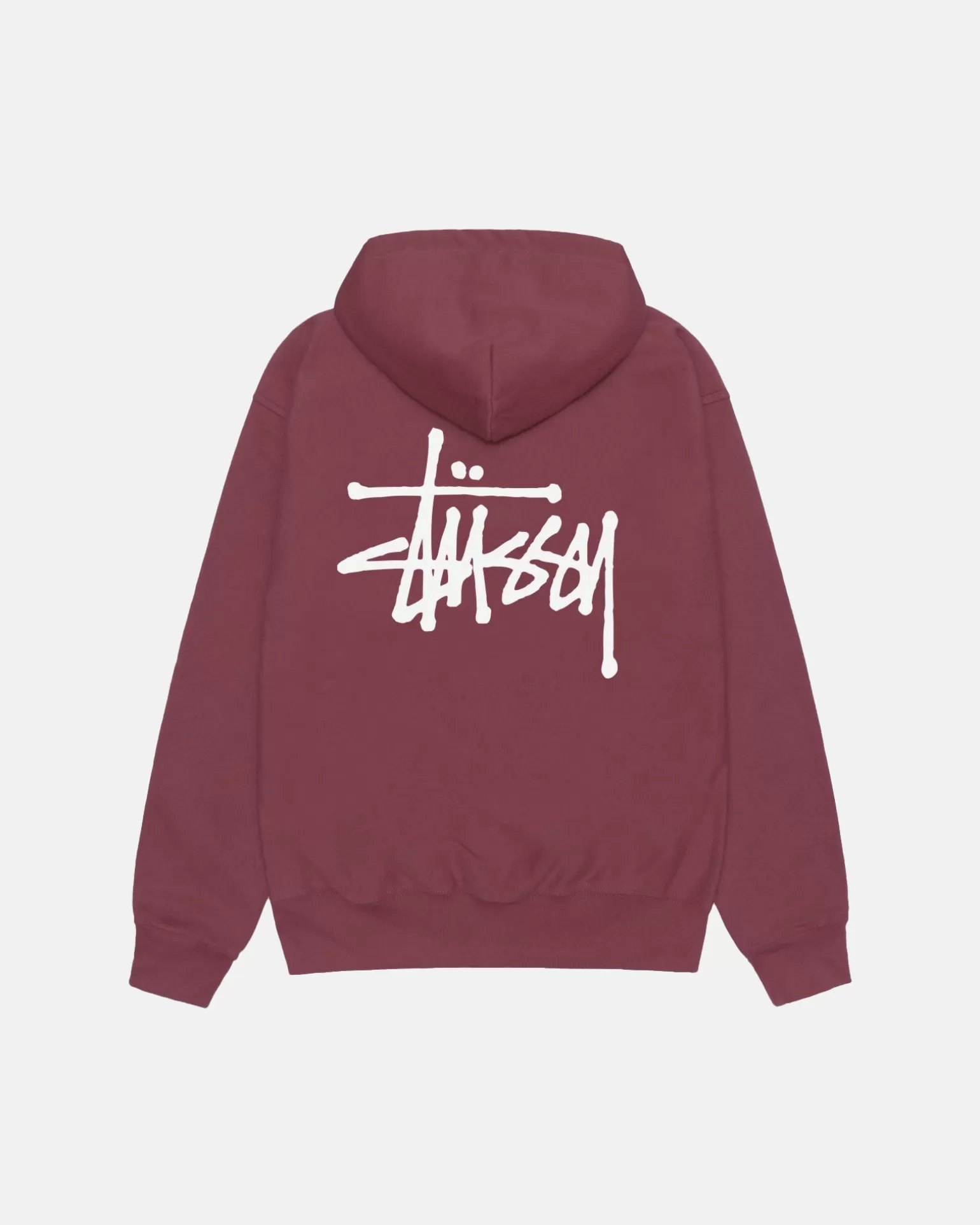Hot Stüssy BASIC STÜSSY ZIP HOODIE Oxblood