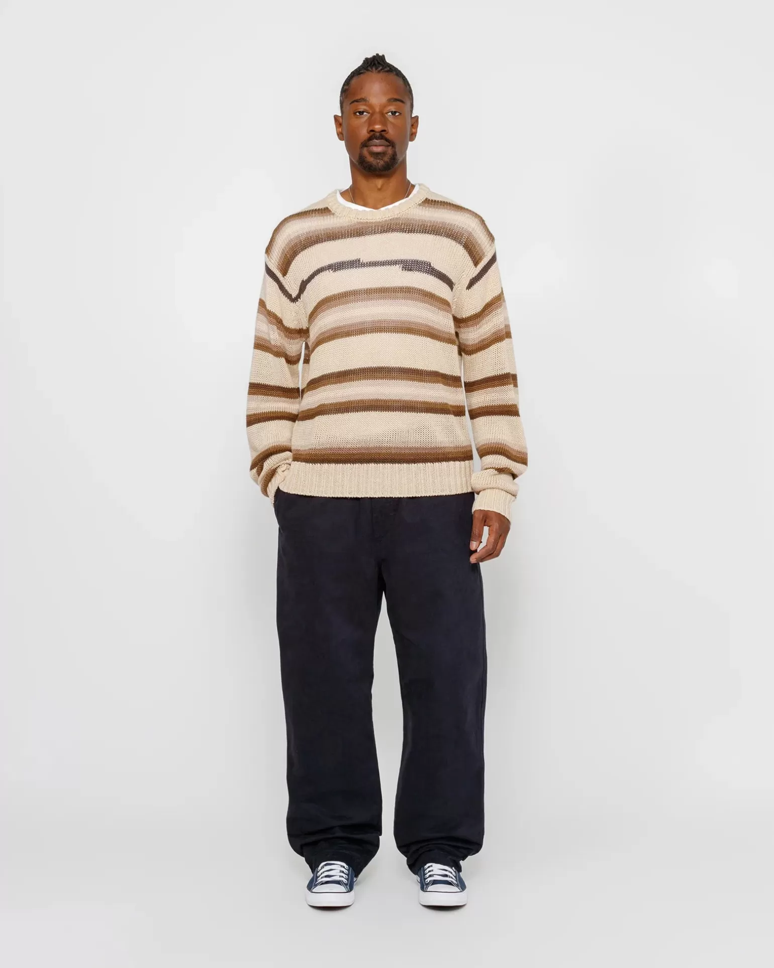Cheap Stüssy BEACH PANT BRUSHED COTTON Navy