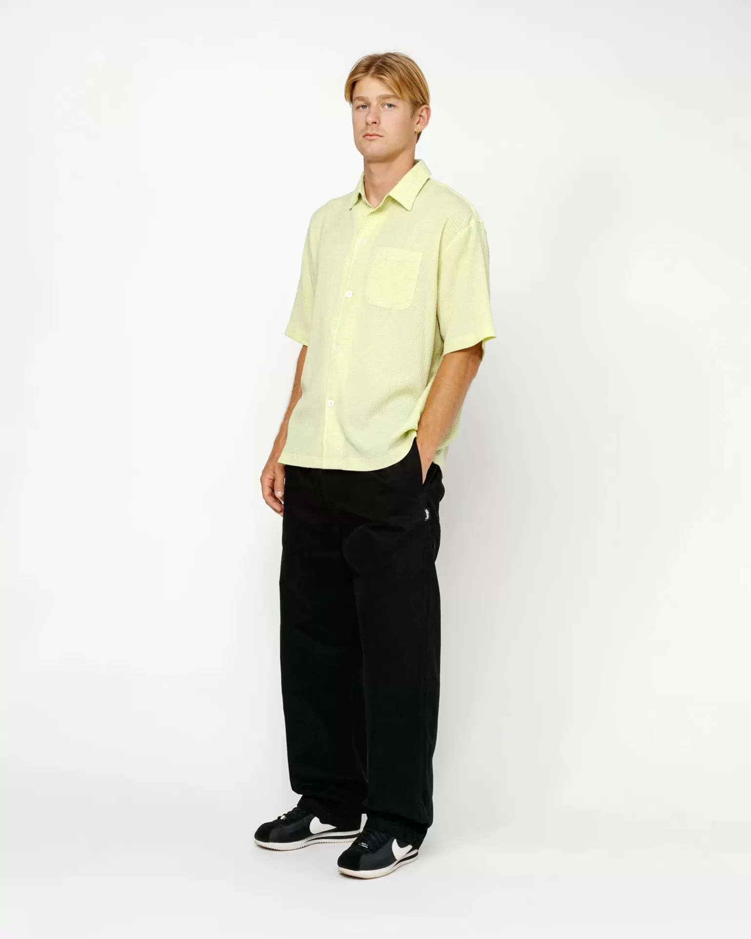 Best Sale Stüssy BEACH PANT BRUSHED COTTON Black