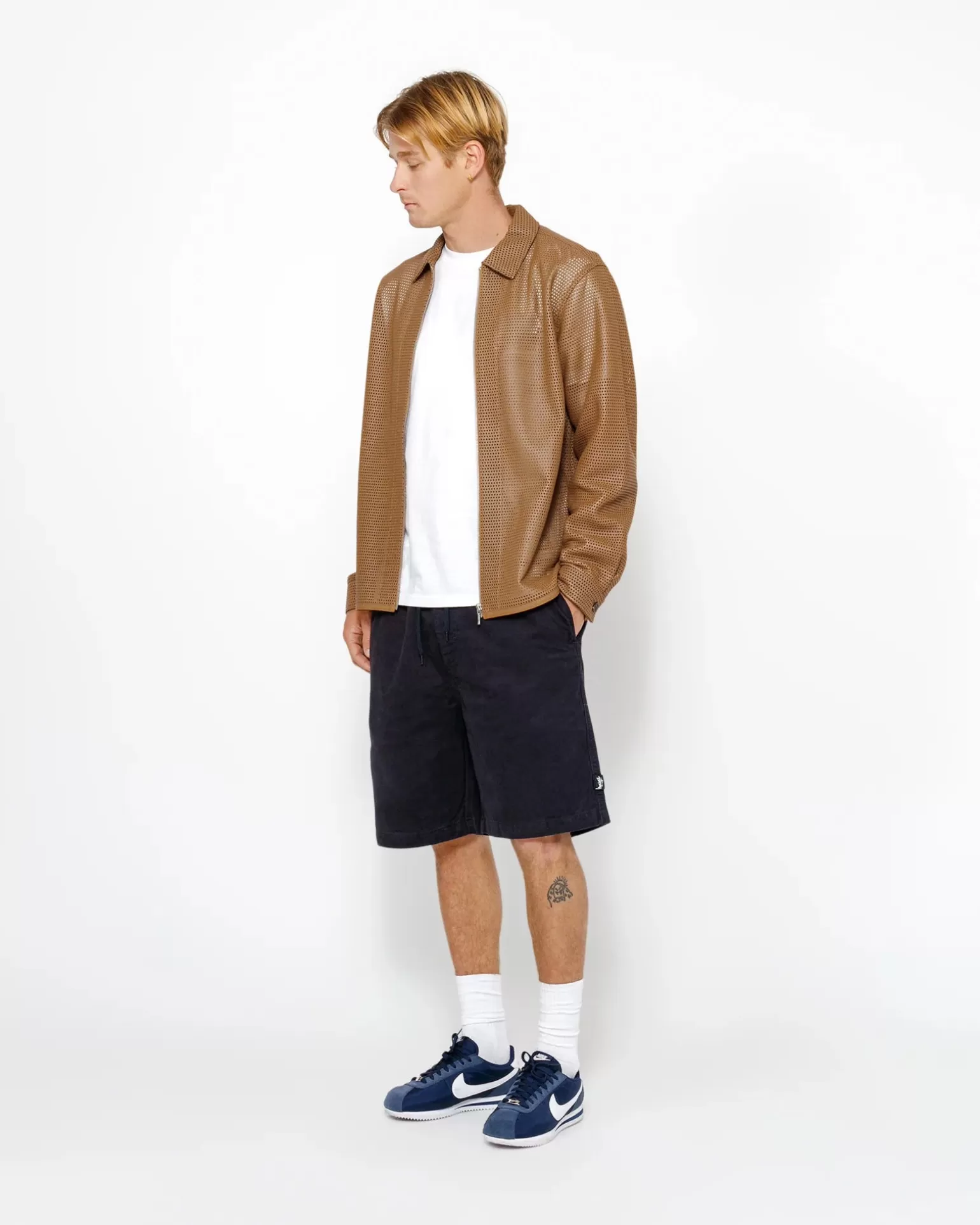 Online Stüssy BEACH SHORT BRUSHED COTTON Navy