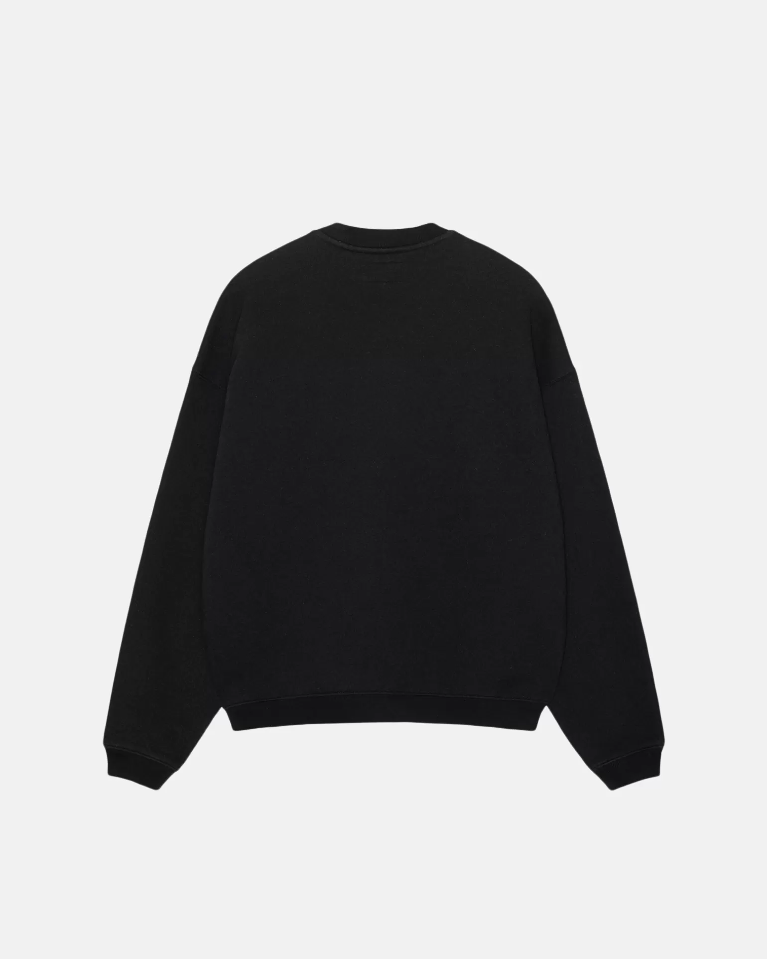 Discount Stüssy BIG CRACKLE SPORT CREW Washed Black