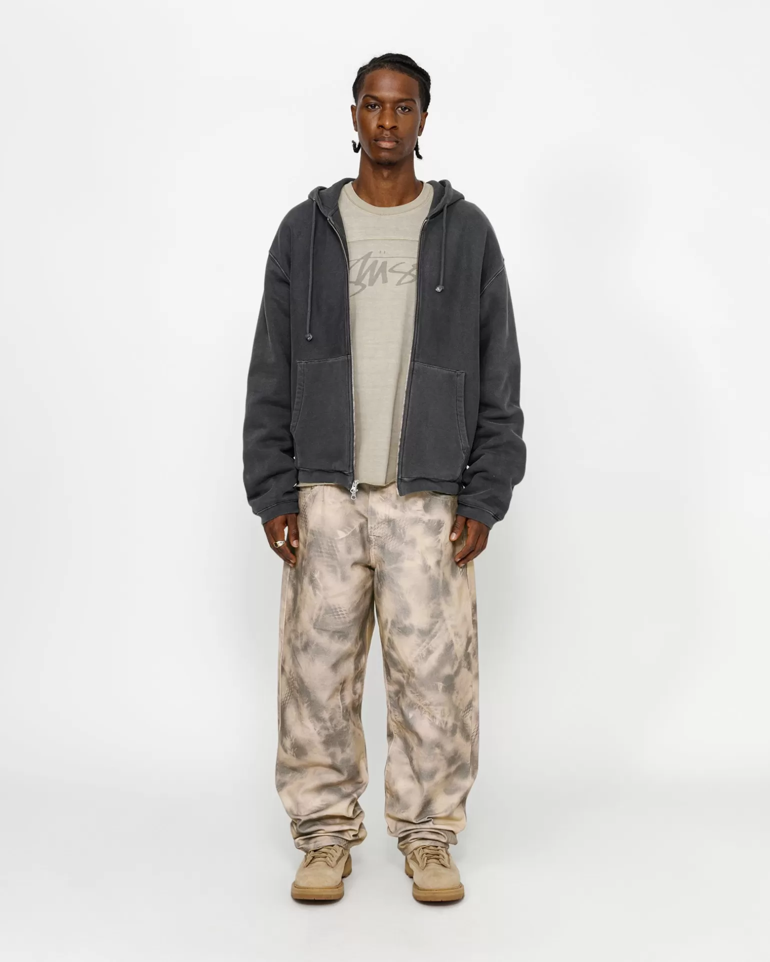 Online Stüssy BIG OL' JEAN STENPAT CAMO North Fork