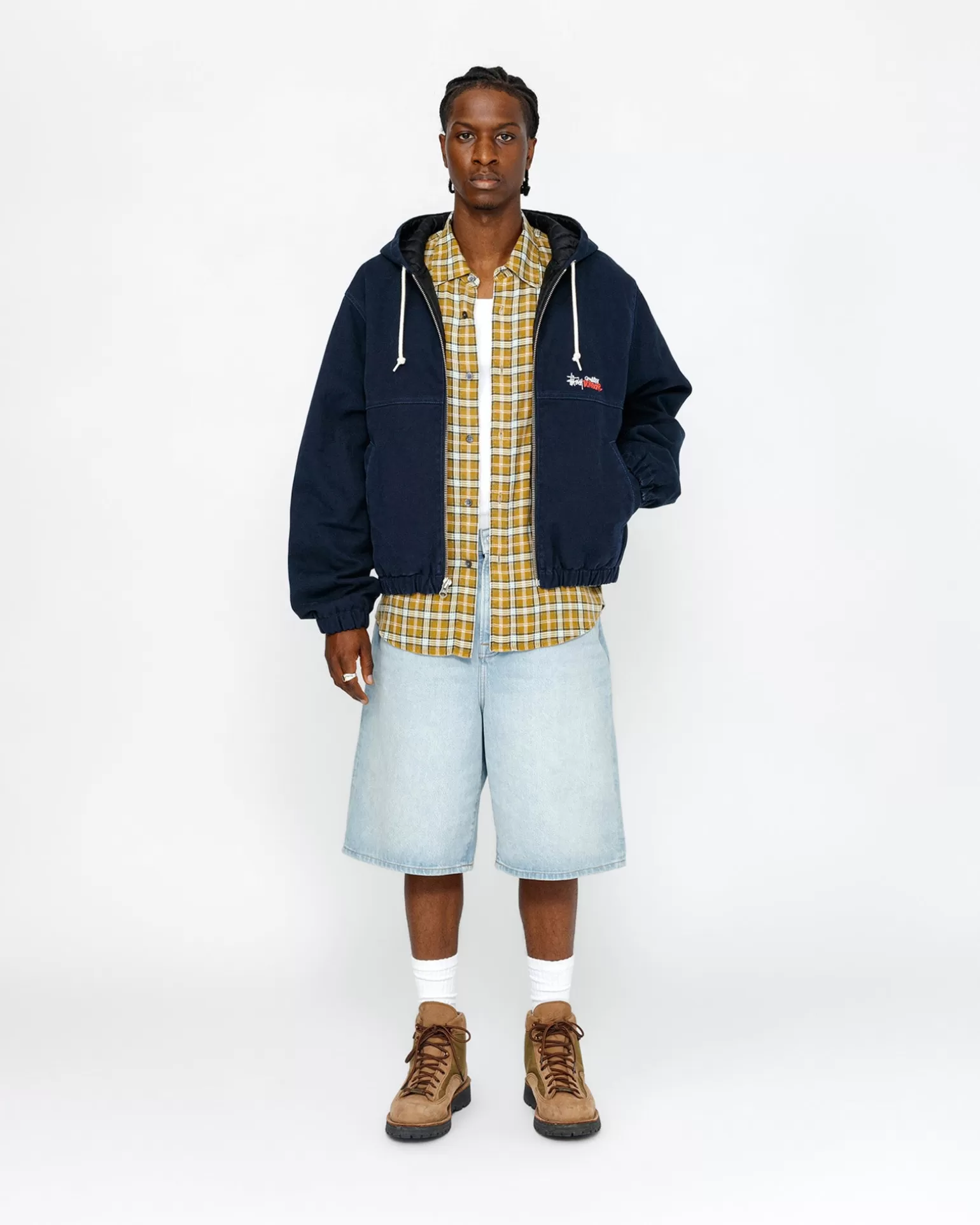 Clearance Stüssy BIG OL' SHORT DENIM Light Wash