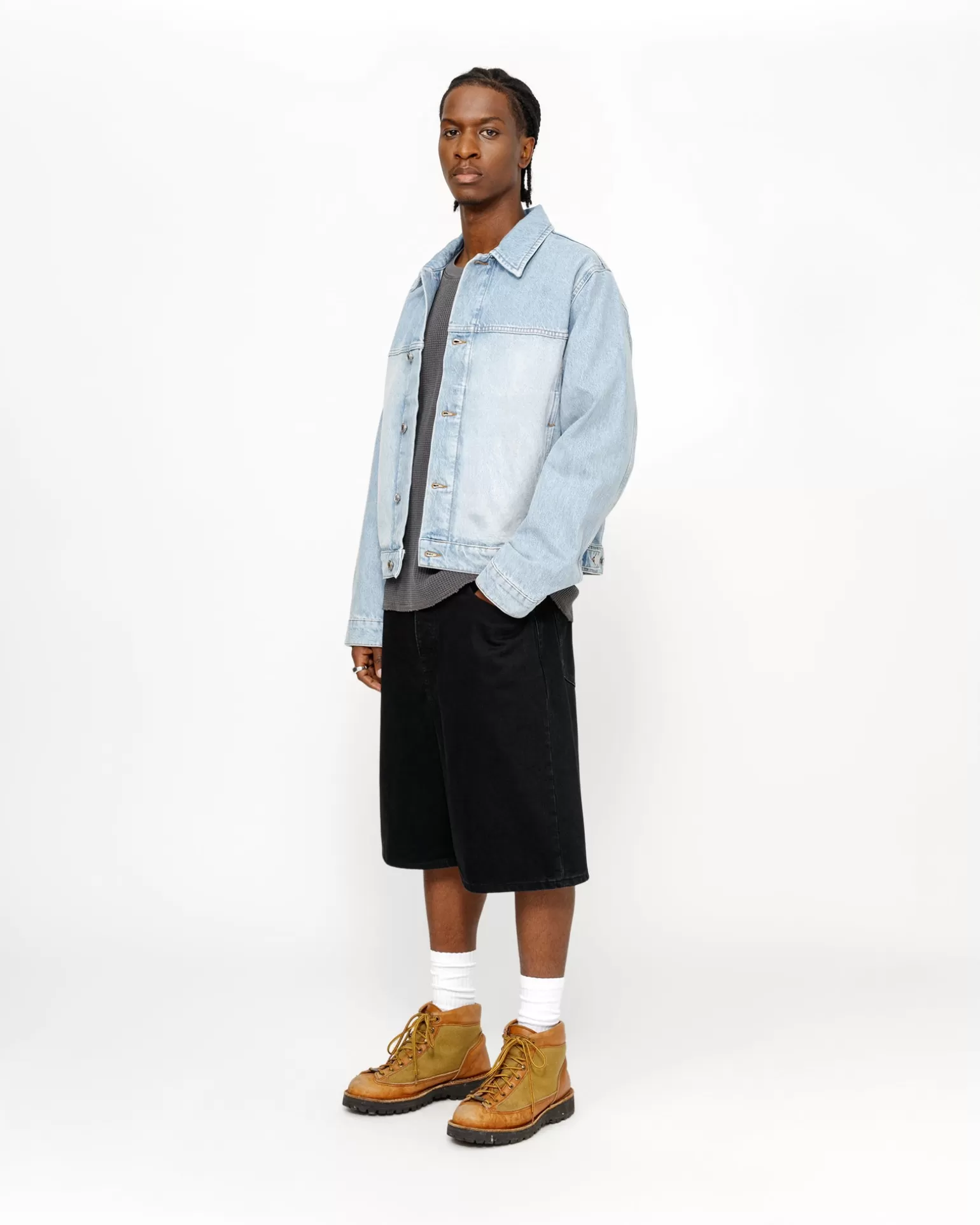 Hot Stüssy BIG OL' SHORT DENIM Black