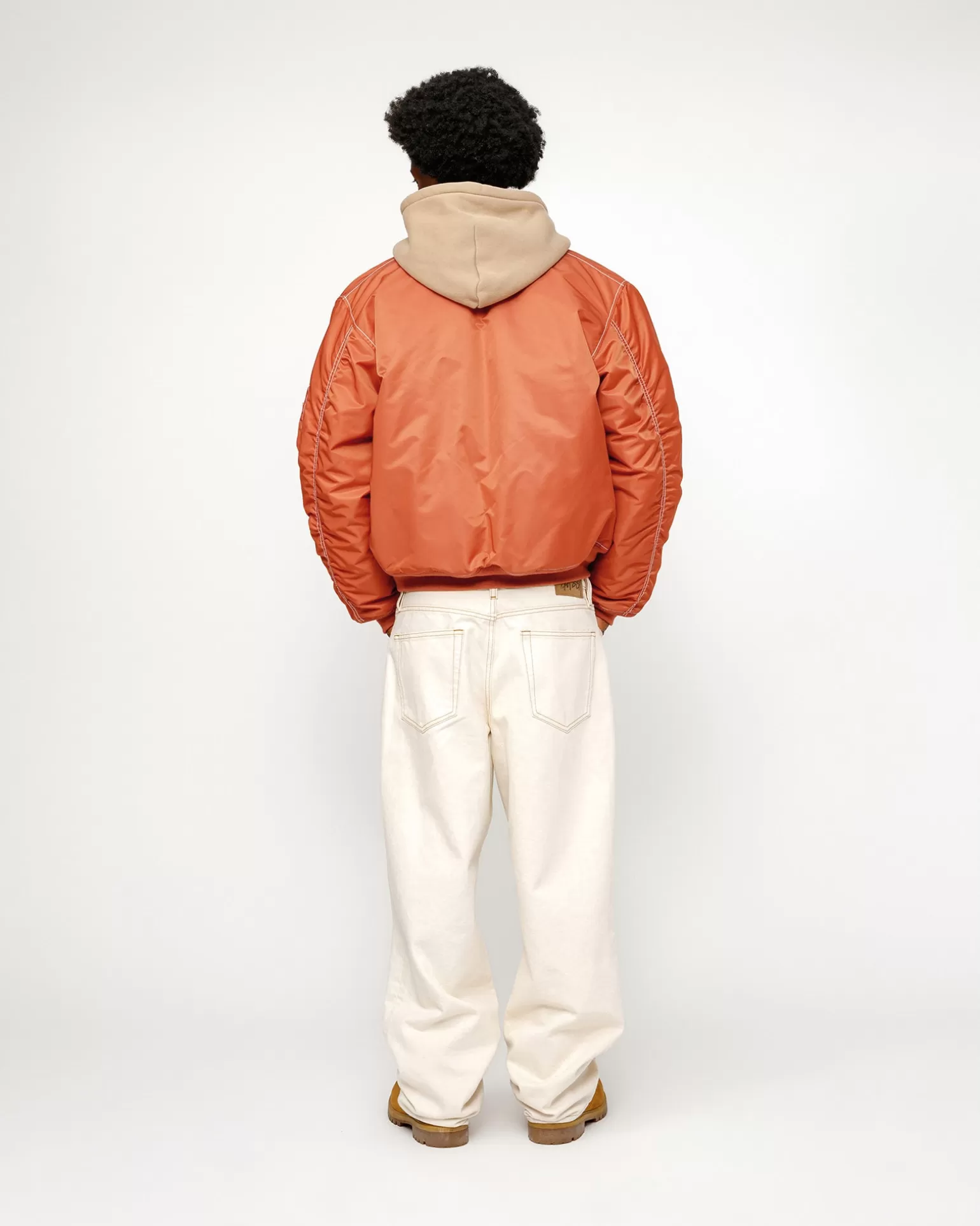 Clearance Stüssy BUILT REVERSIBLE BOMBER JACKET Brick