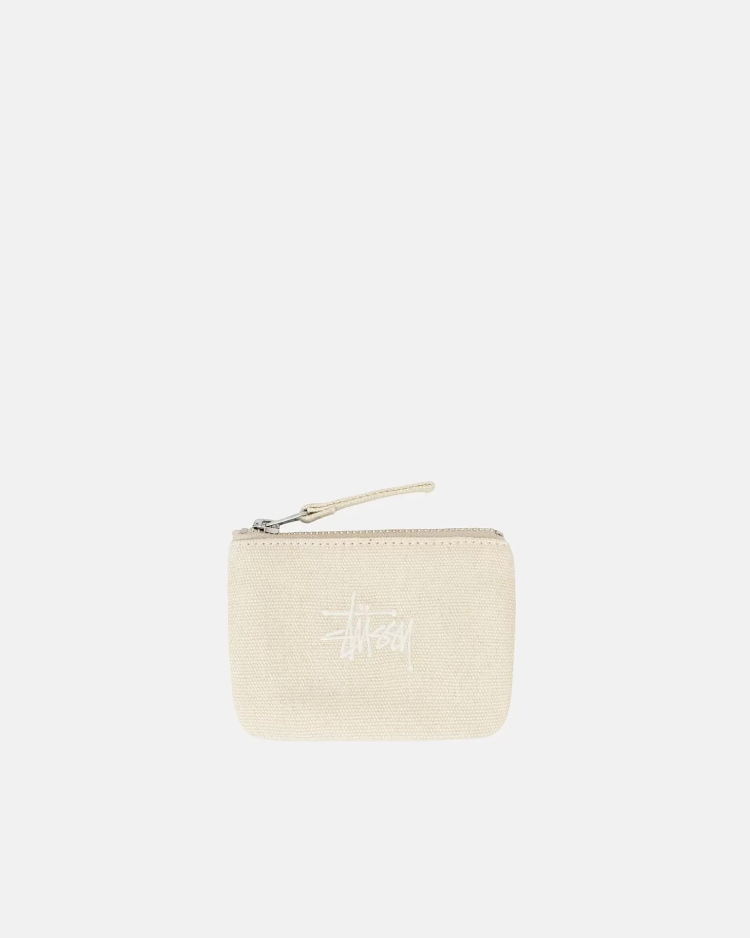 Hot Stüssy CANVAS COIN POUCH Natural