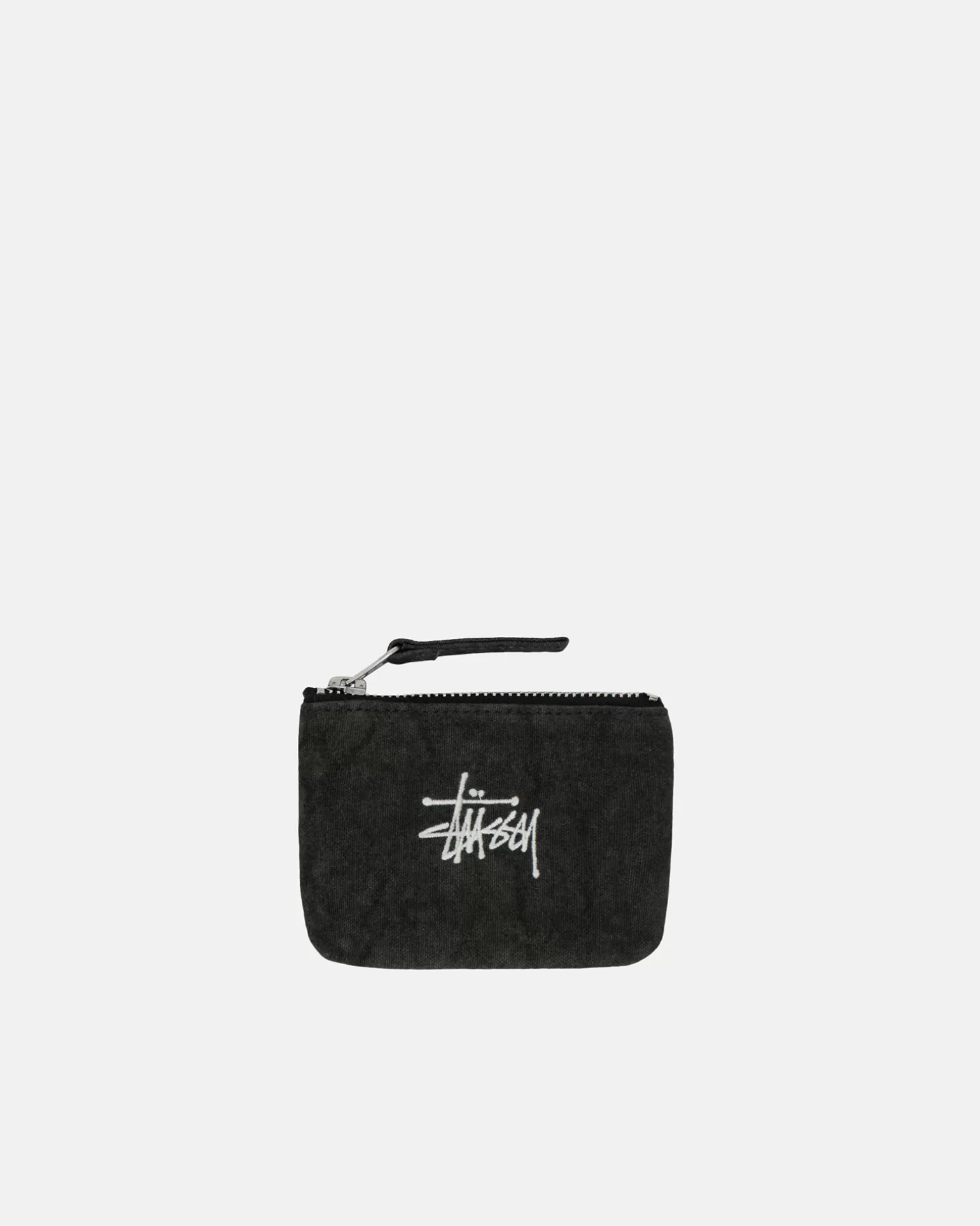 Sale Stüssy CANVAS COIN POUCH Washed Black