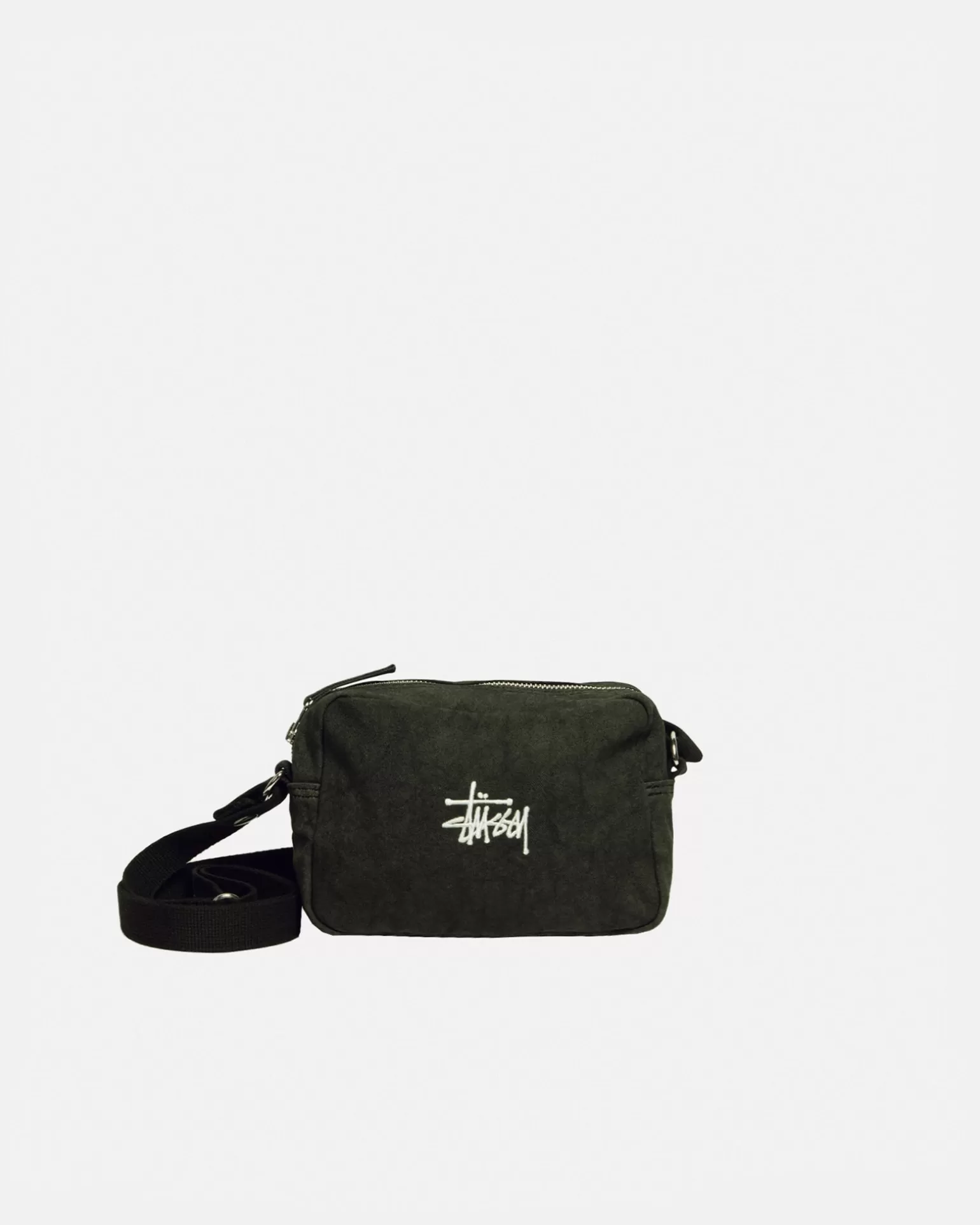 Sale Stüssy CANVAS SIDE POUCH Washed Black