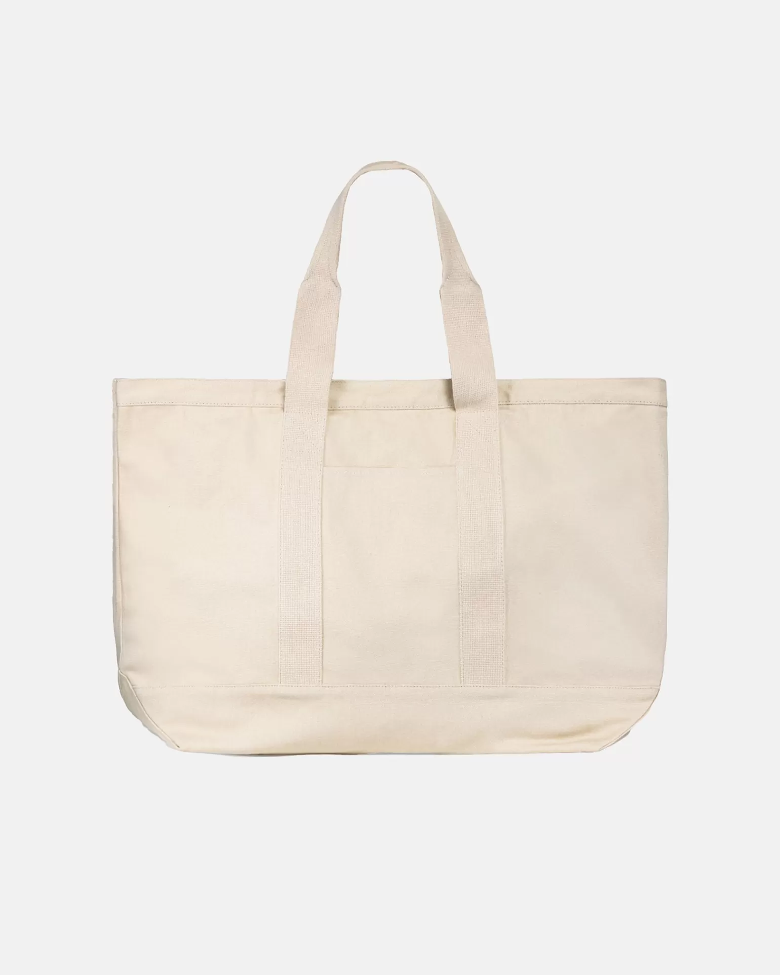 Shop Stüssy CANVAS XL TOTE BAG Natural