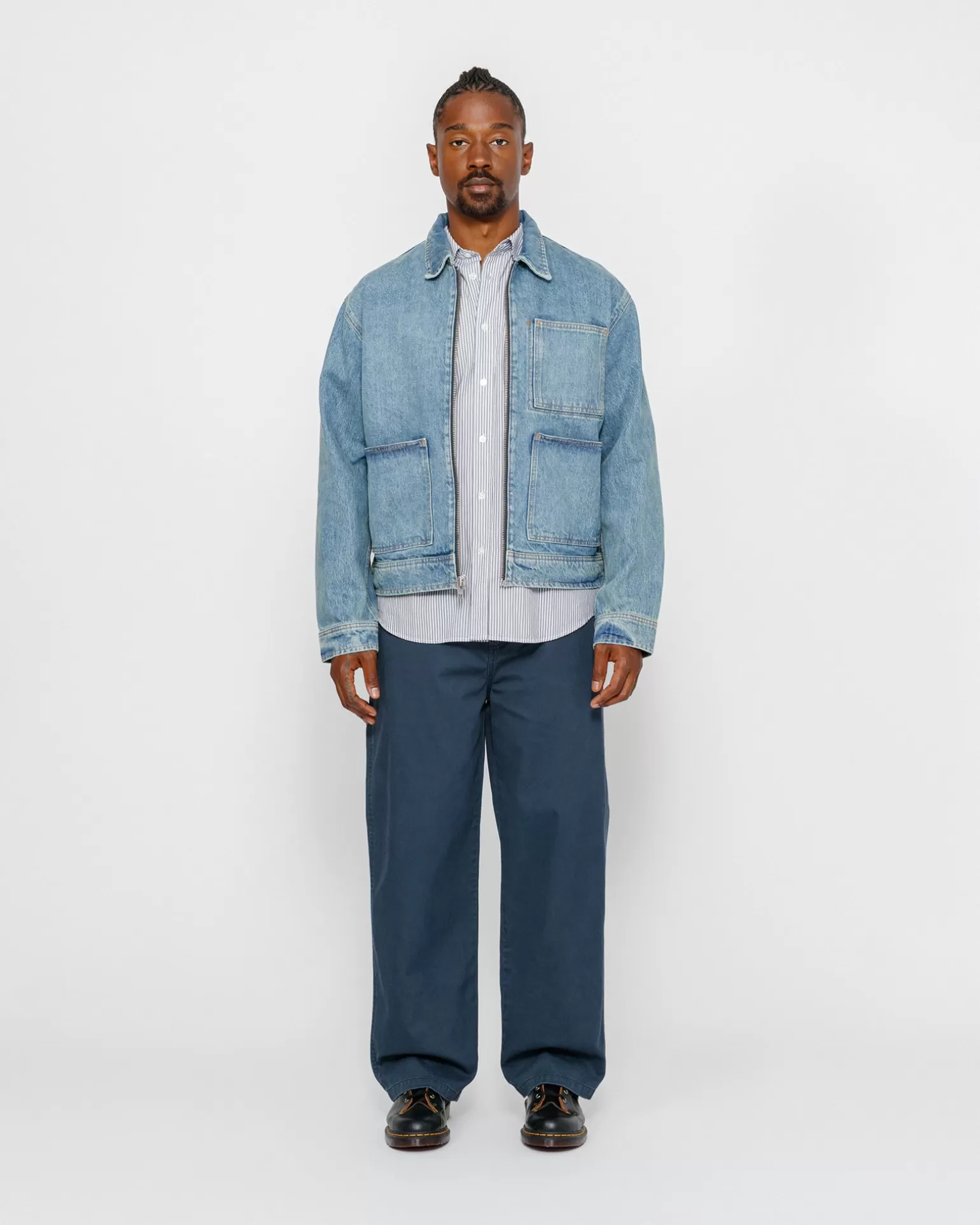 Discount Stüssy CHINO WORK PANT Navy