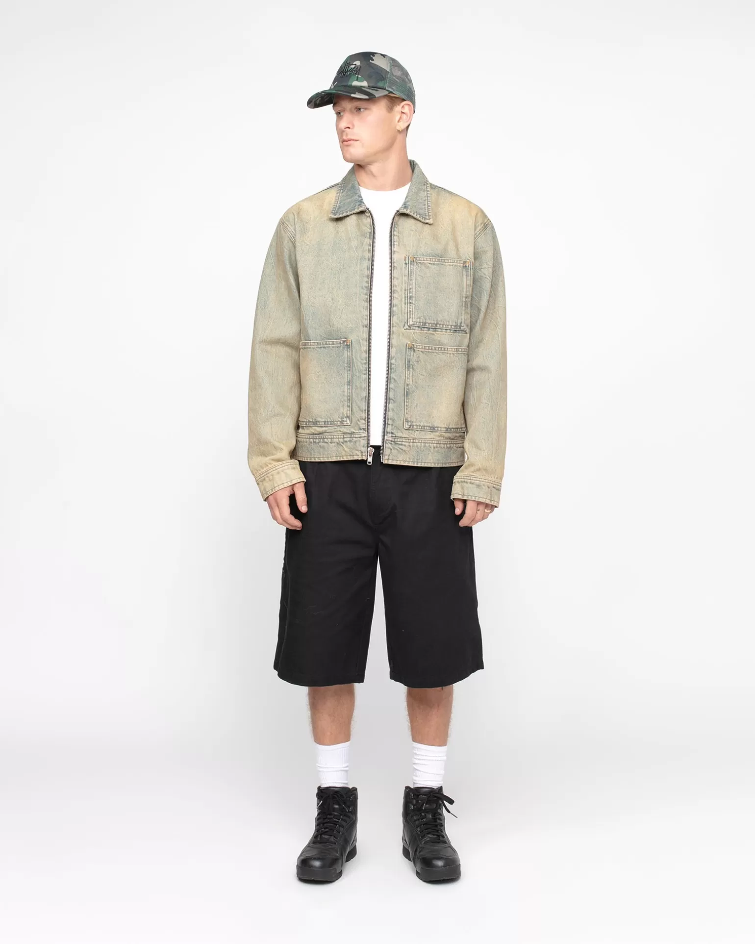 Best Stüssy CHINO WORK SHORT Black