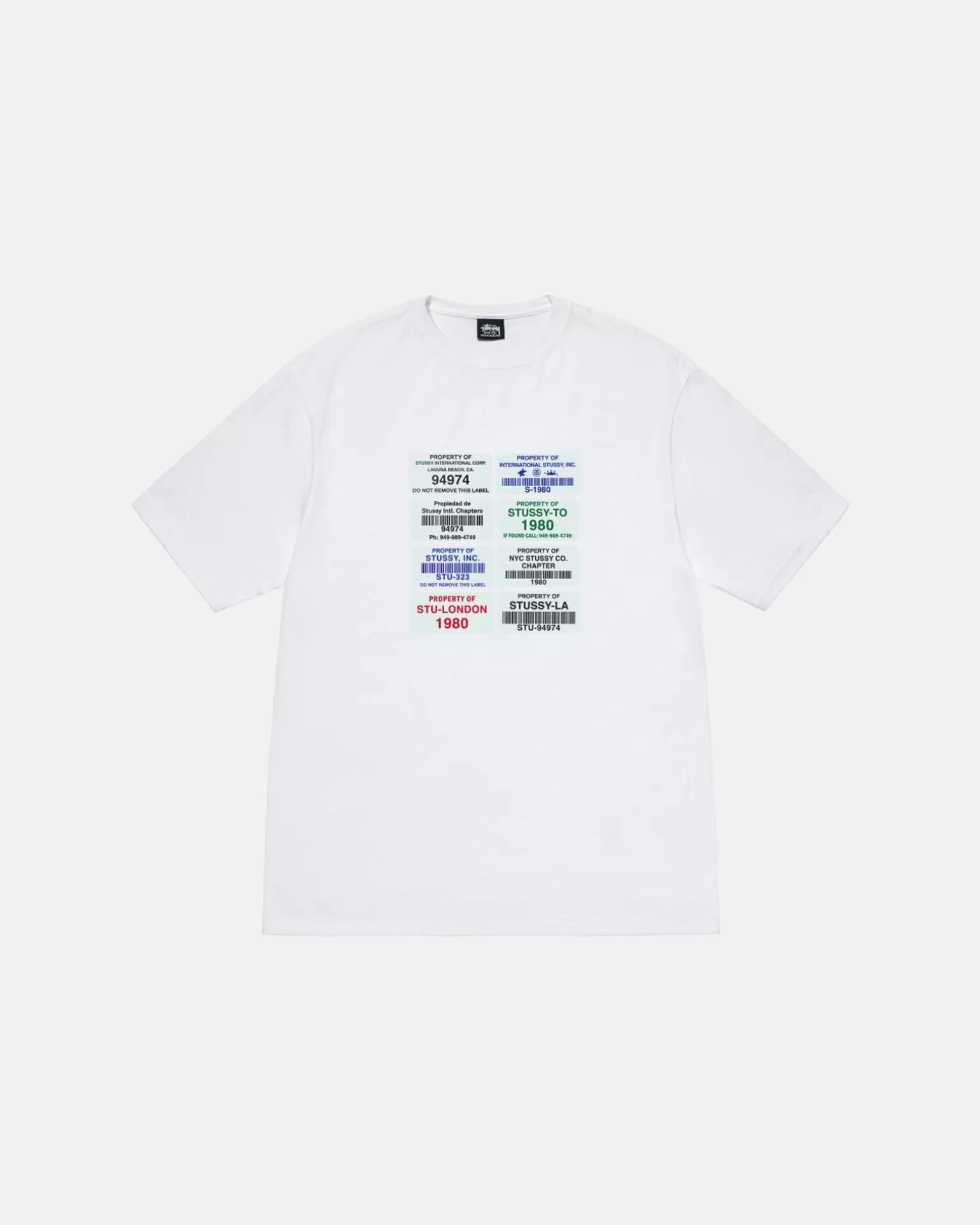 Hot Stüssy CODES TEE White