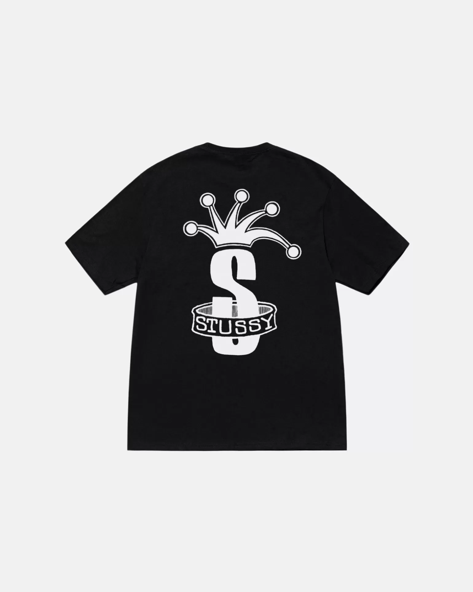 Outlet Stüssy CROWN BAND TEE Black