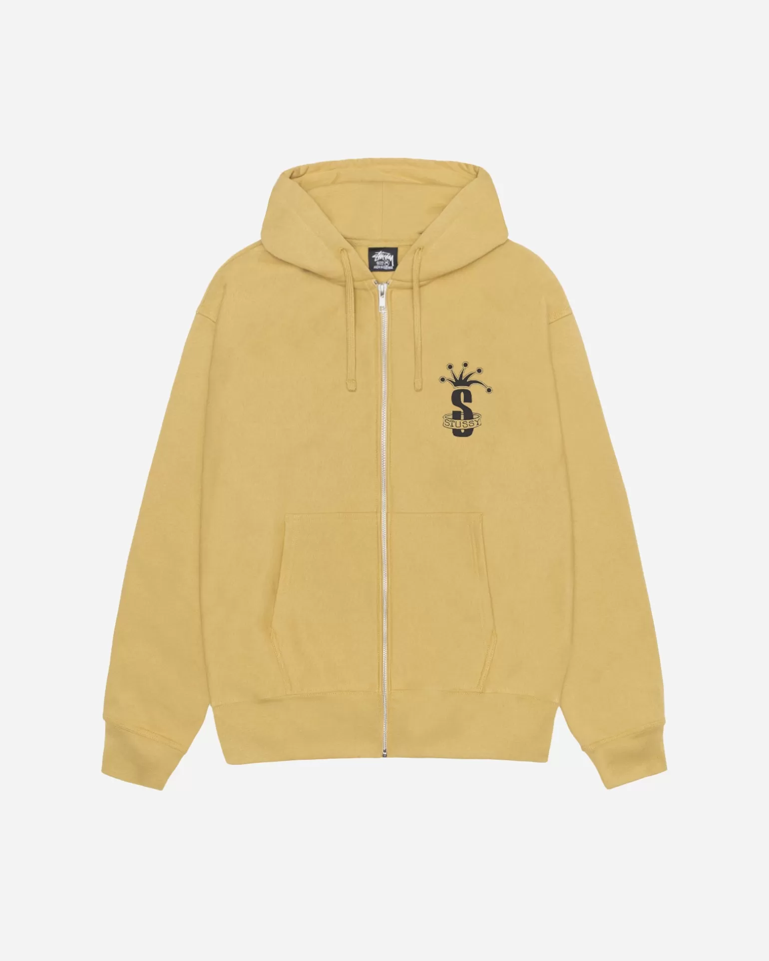 Flash Sale Stüssy CROWN BAND ZIP HOODIE Curry