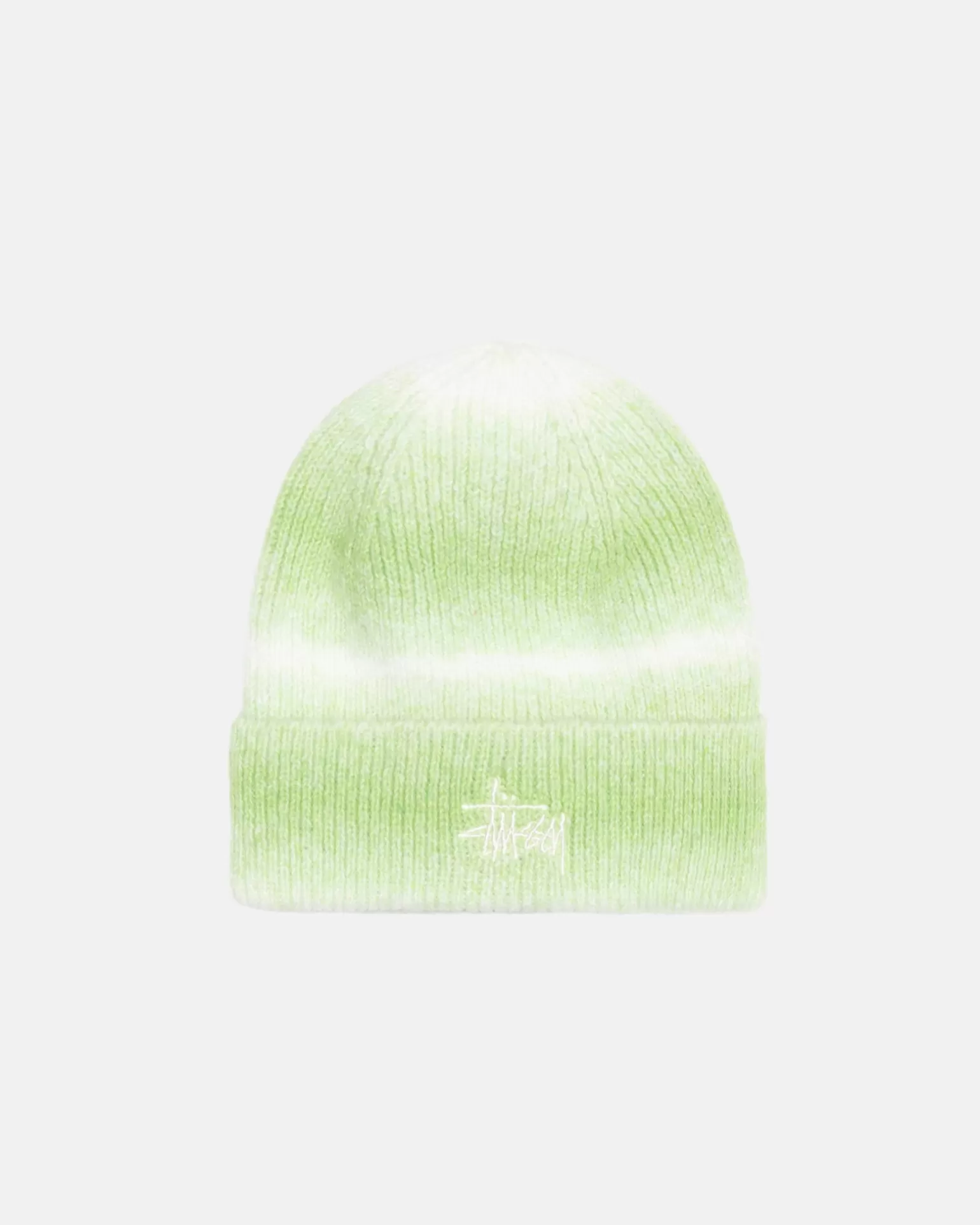 Store Stüssy CUFF BEANIE KNIT STRIPE Lime