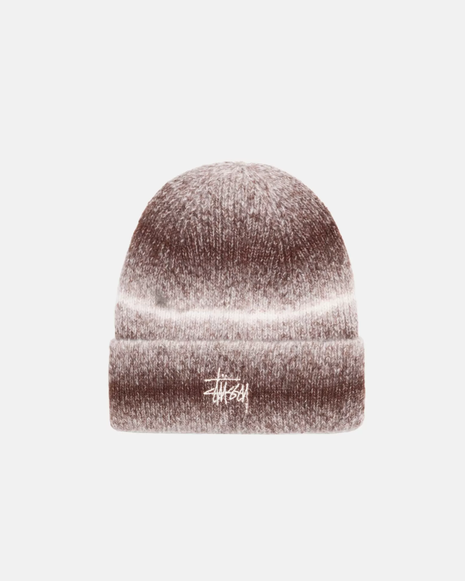 Best Sale Stüssy CUFF BEANIE KNIT STRIPE Brown