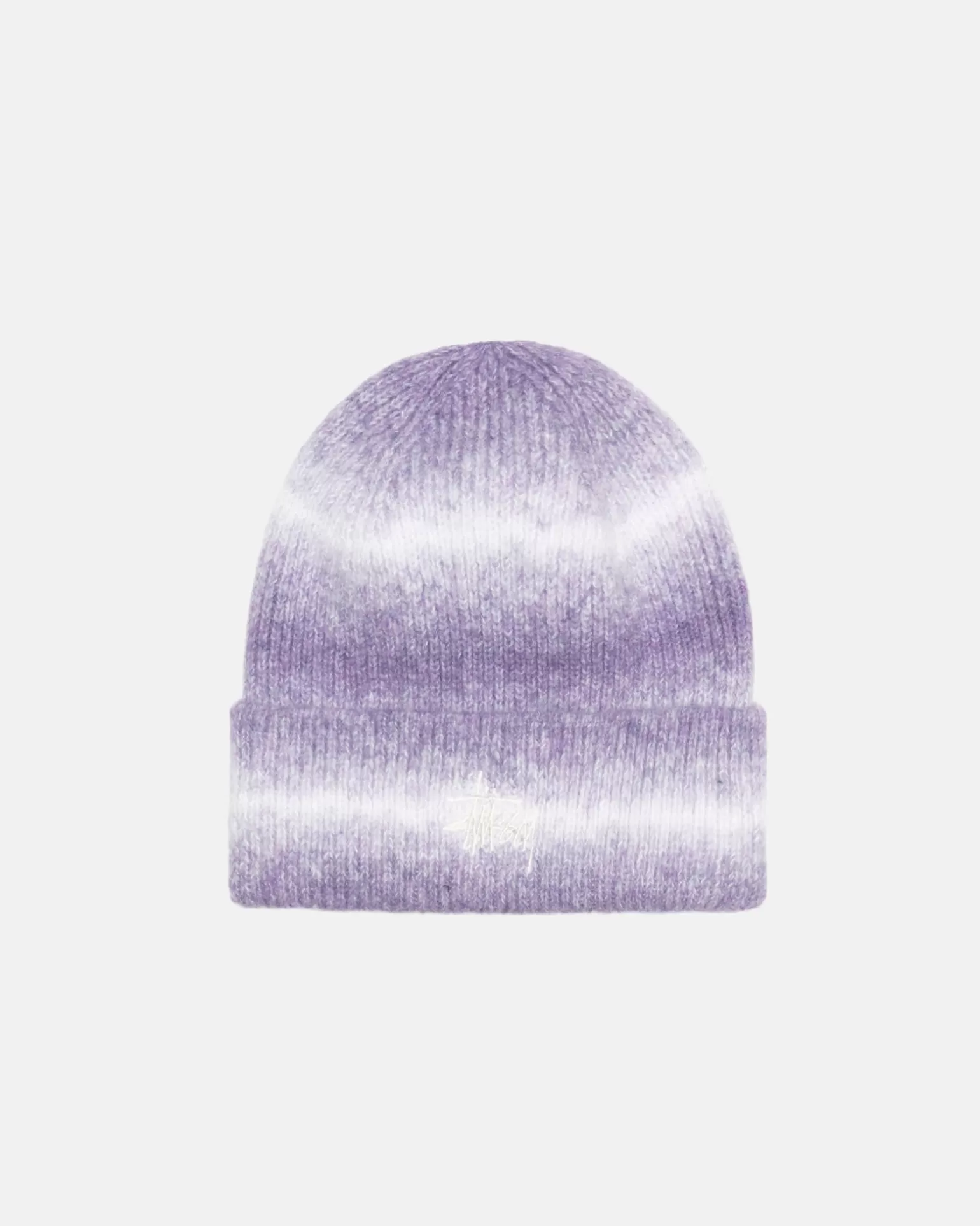 Discount Stüssy CUFF BEANIE KNIT STRIPE Purple