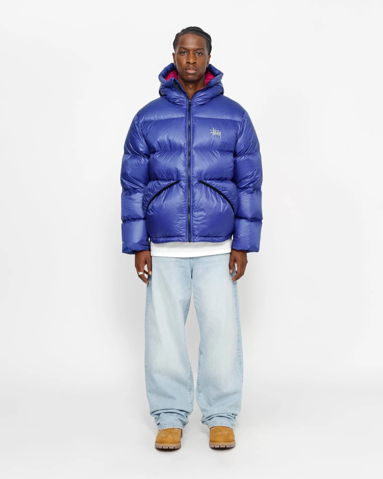 Best Stüssy DOWN PARKA MICRO RIPSTOP Blue