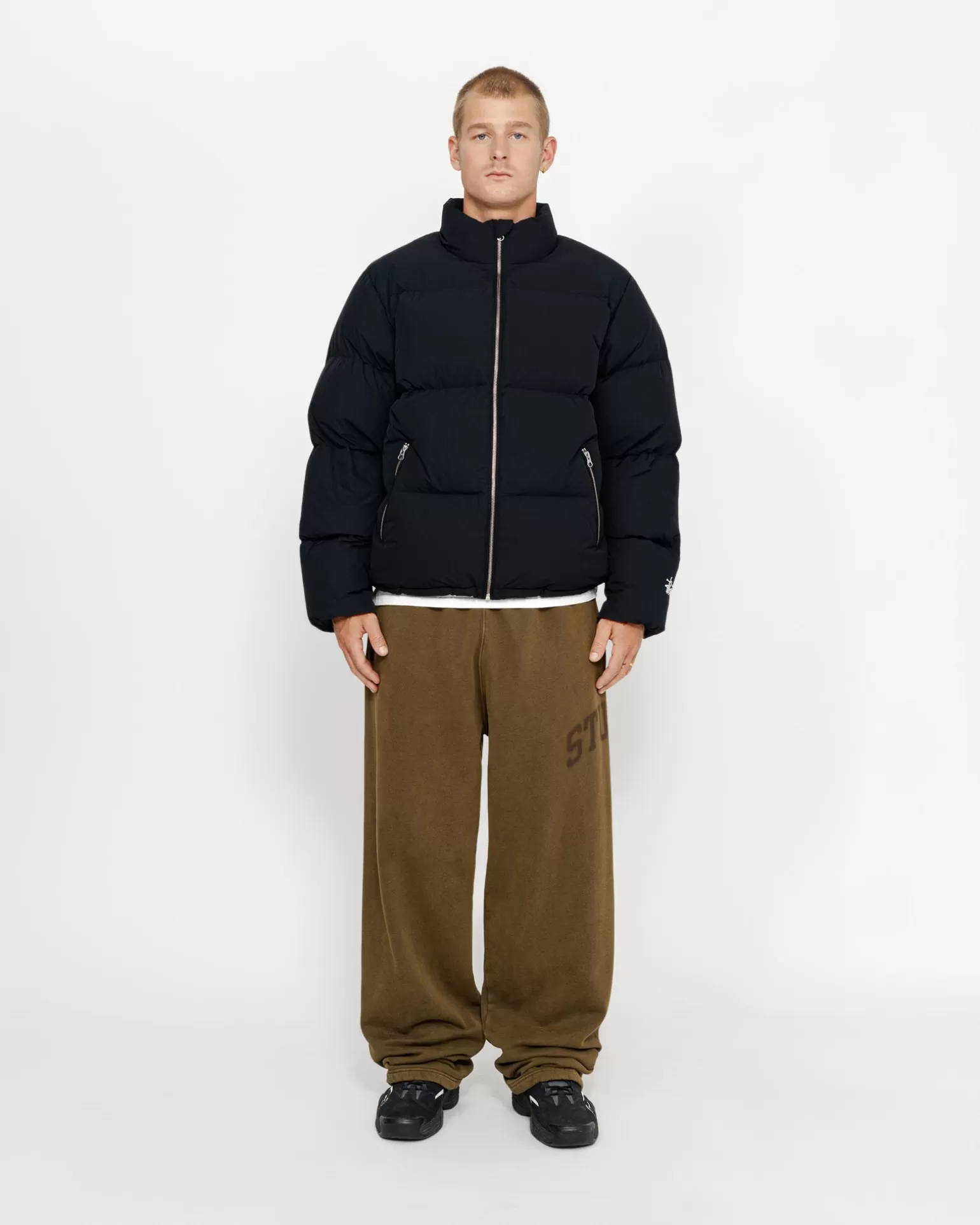 Best Sale Stüssy DOWN PUFFER NYLON Black