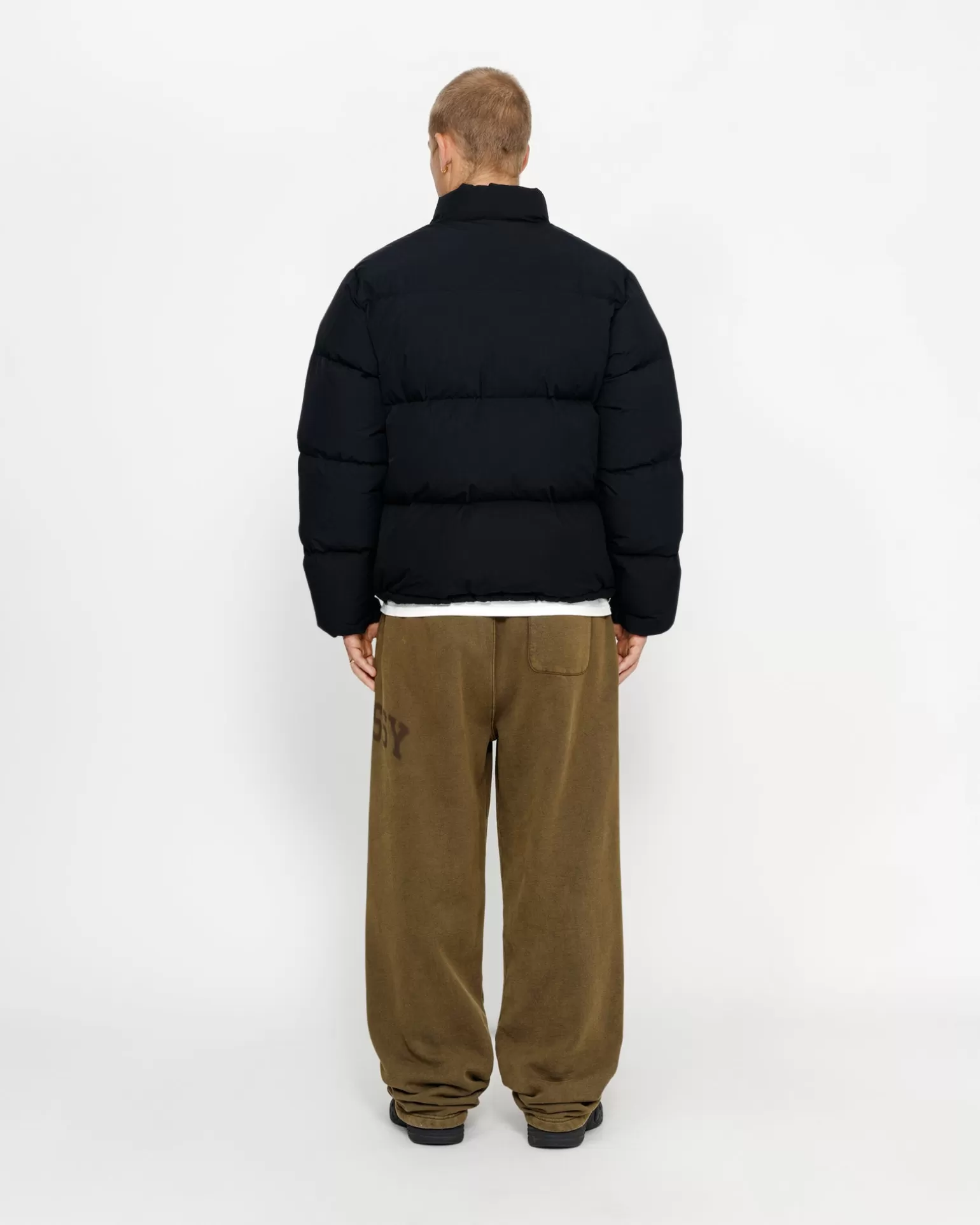 Best Sale Stüssy DOWN PUFFER NYLON Black