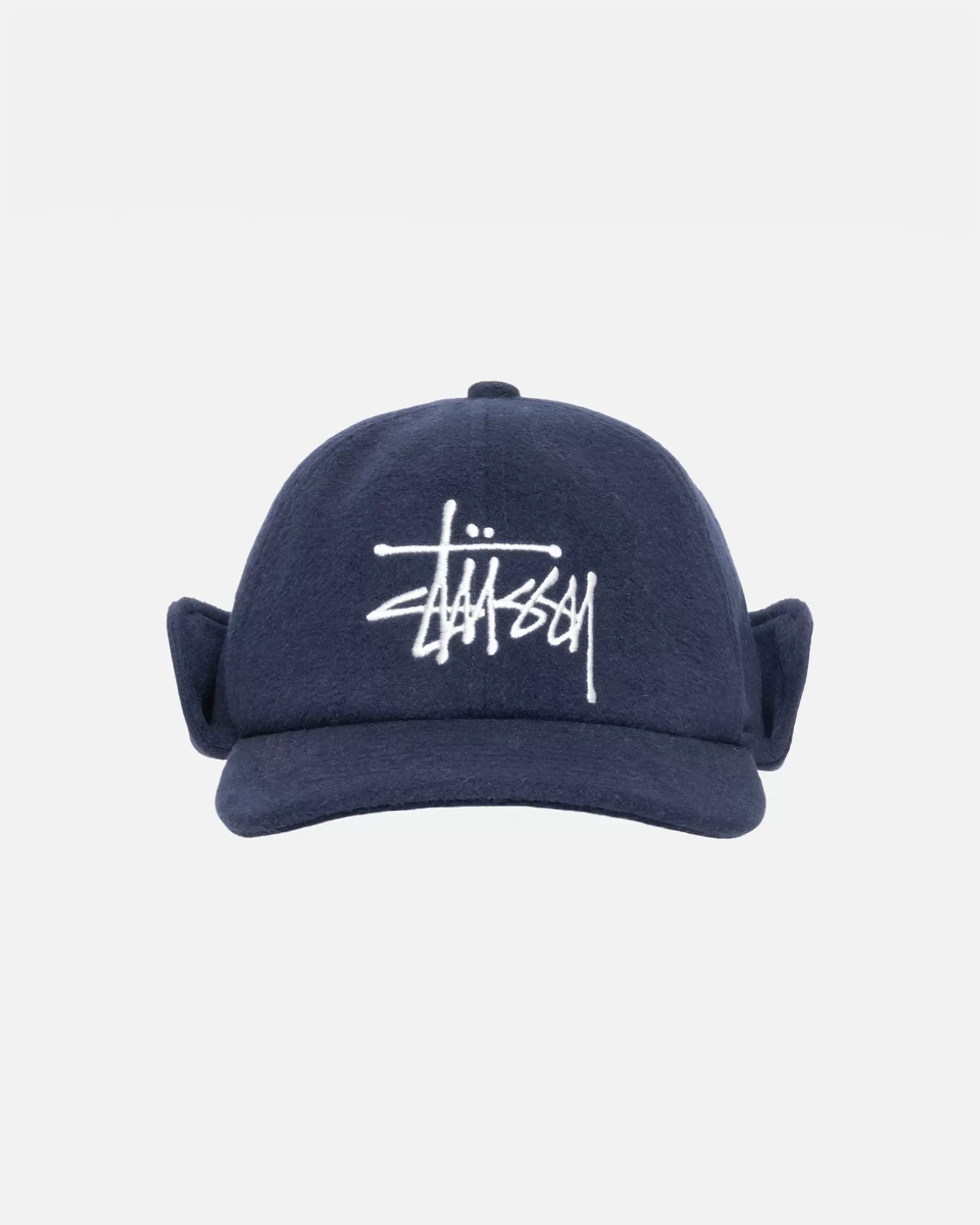 Store Stüssy EAR FLAP WOOL CAP Navy