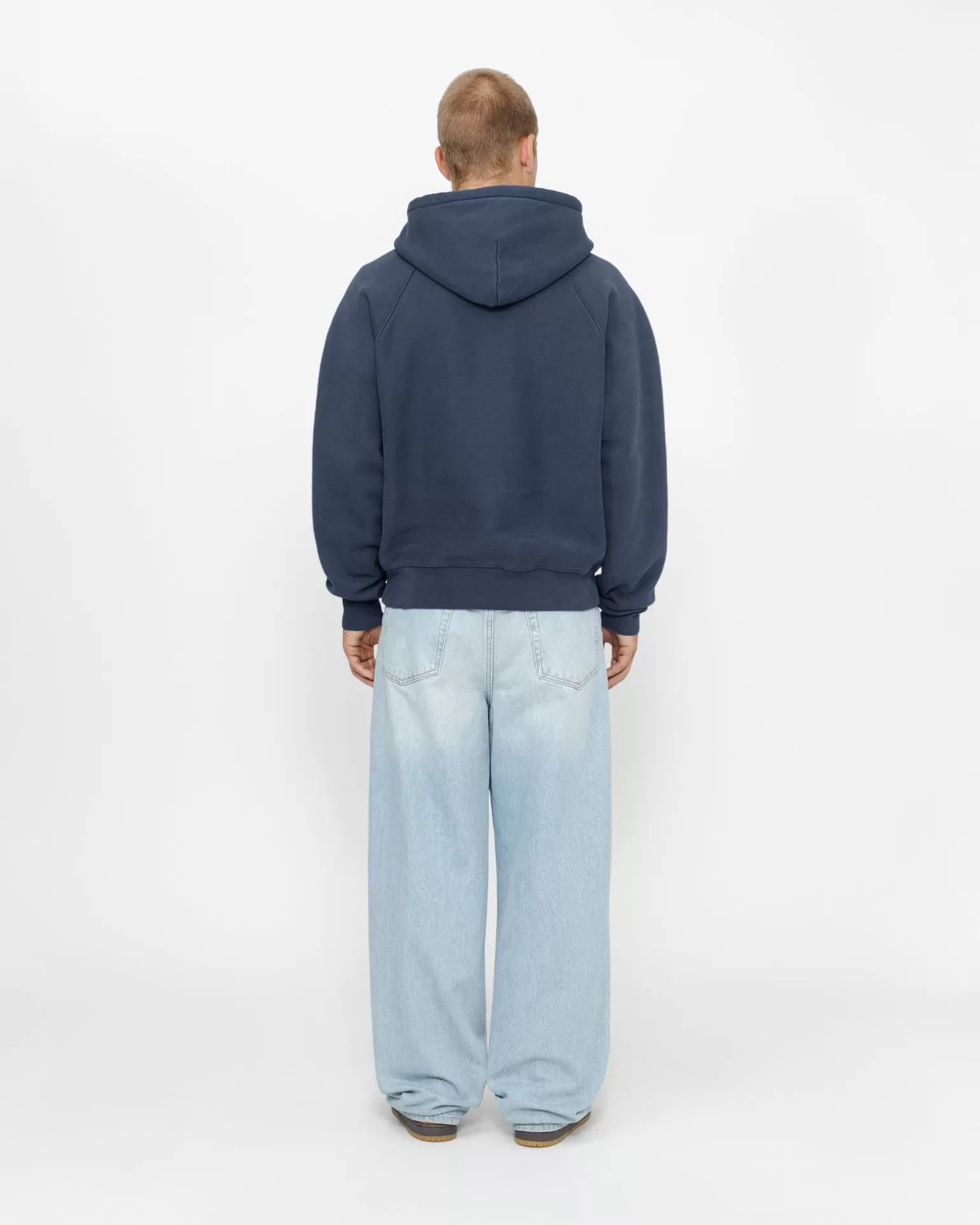 Flash Sale Stüssy FLEECE RAGLAN HOODIE Navy