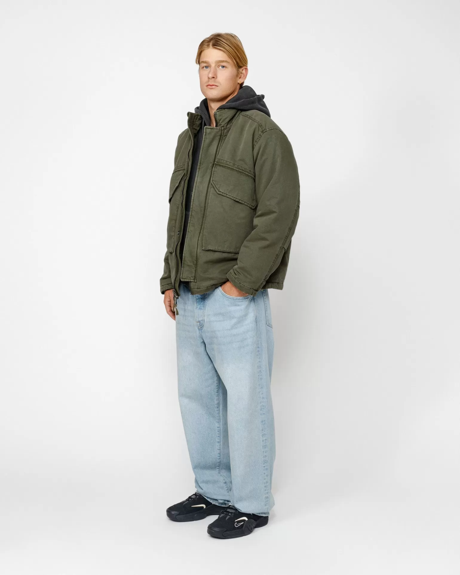 Sale Stüssy INSULATED FIELD JACKET Olive