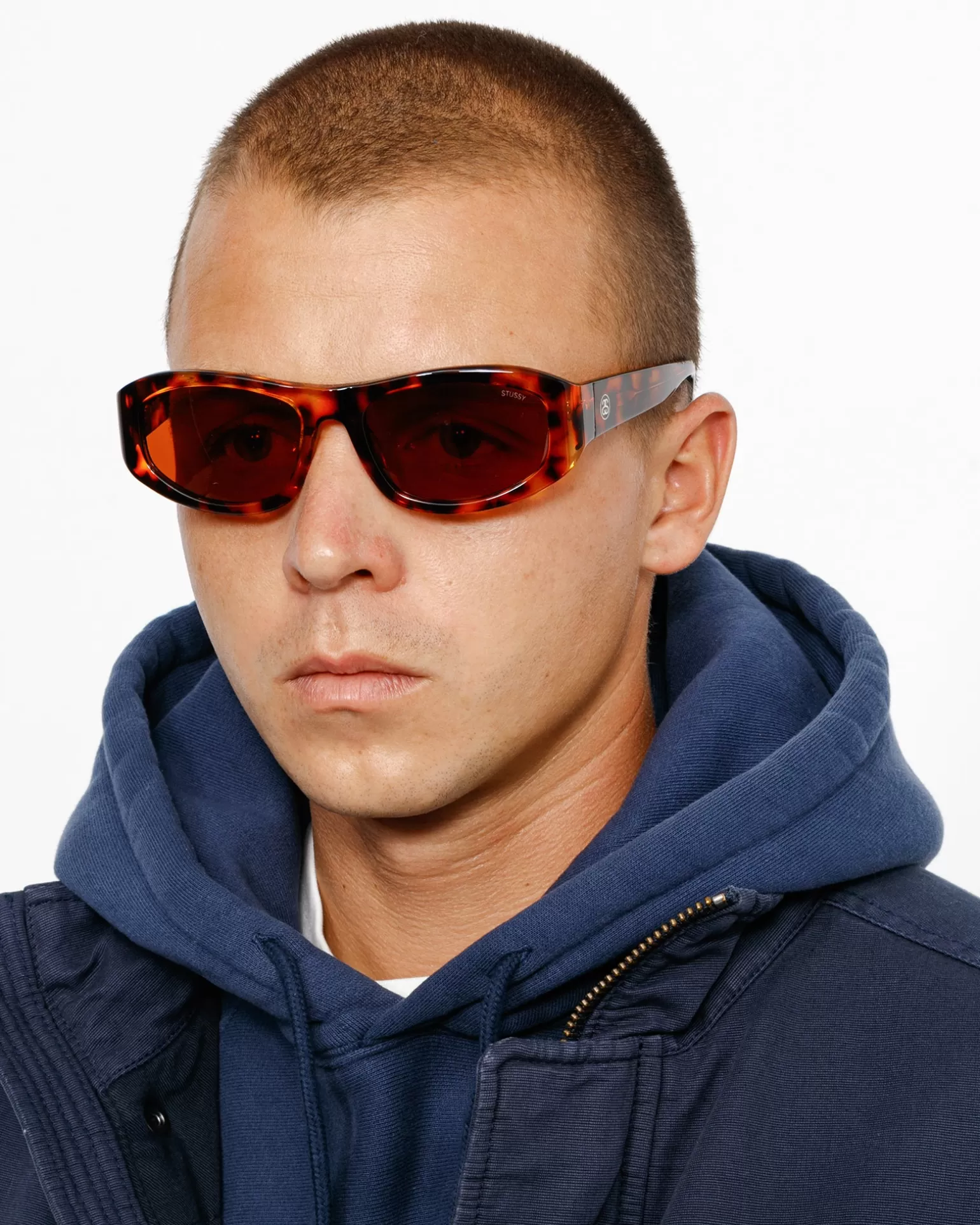 Cheap Stüssy LANDON SUNGLASSES Garnet Tortoise/Berry Lens