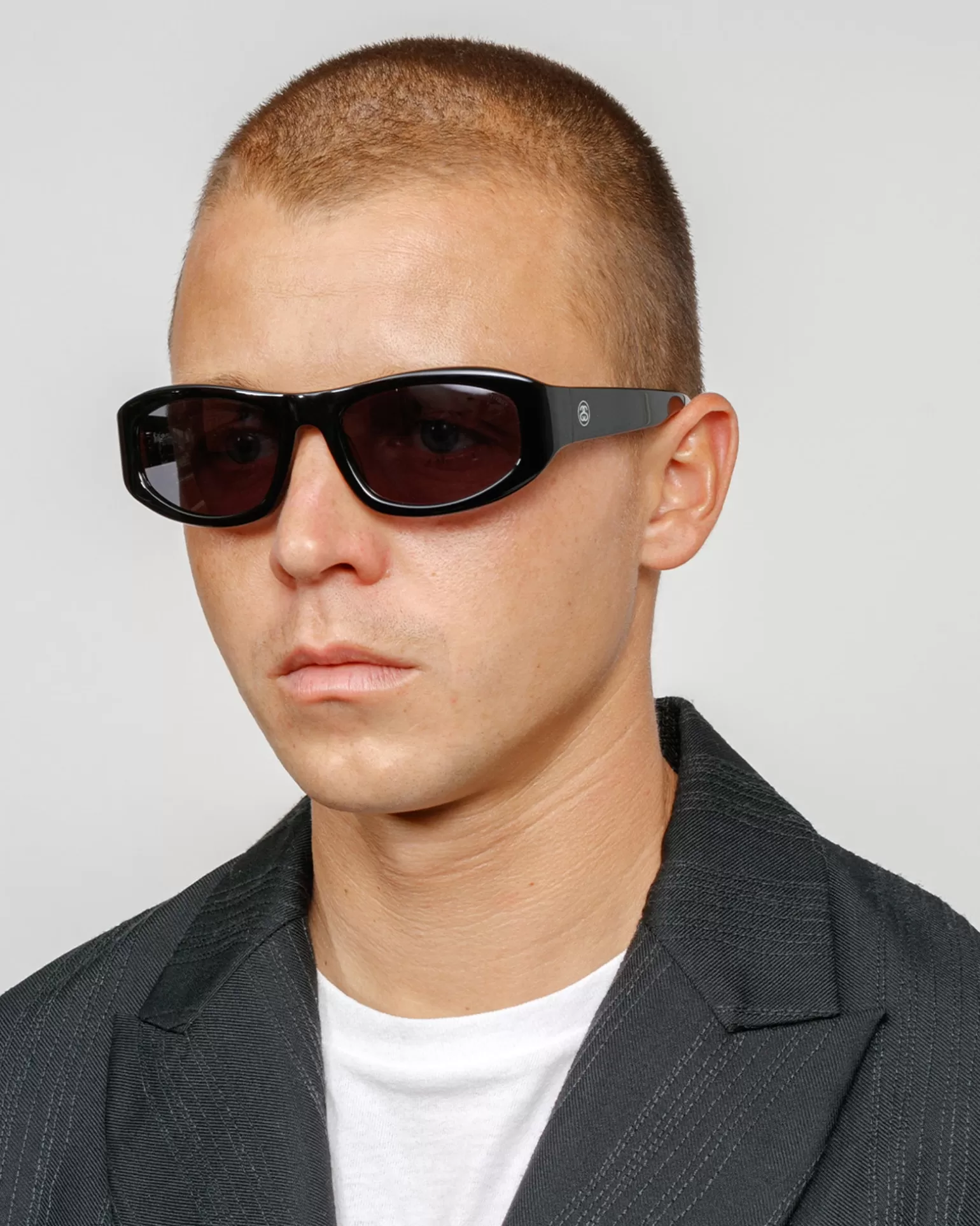 Hot Stüssy LANDON SUNGLASSES Black / Black Lens