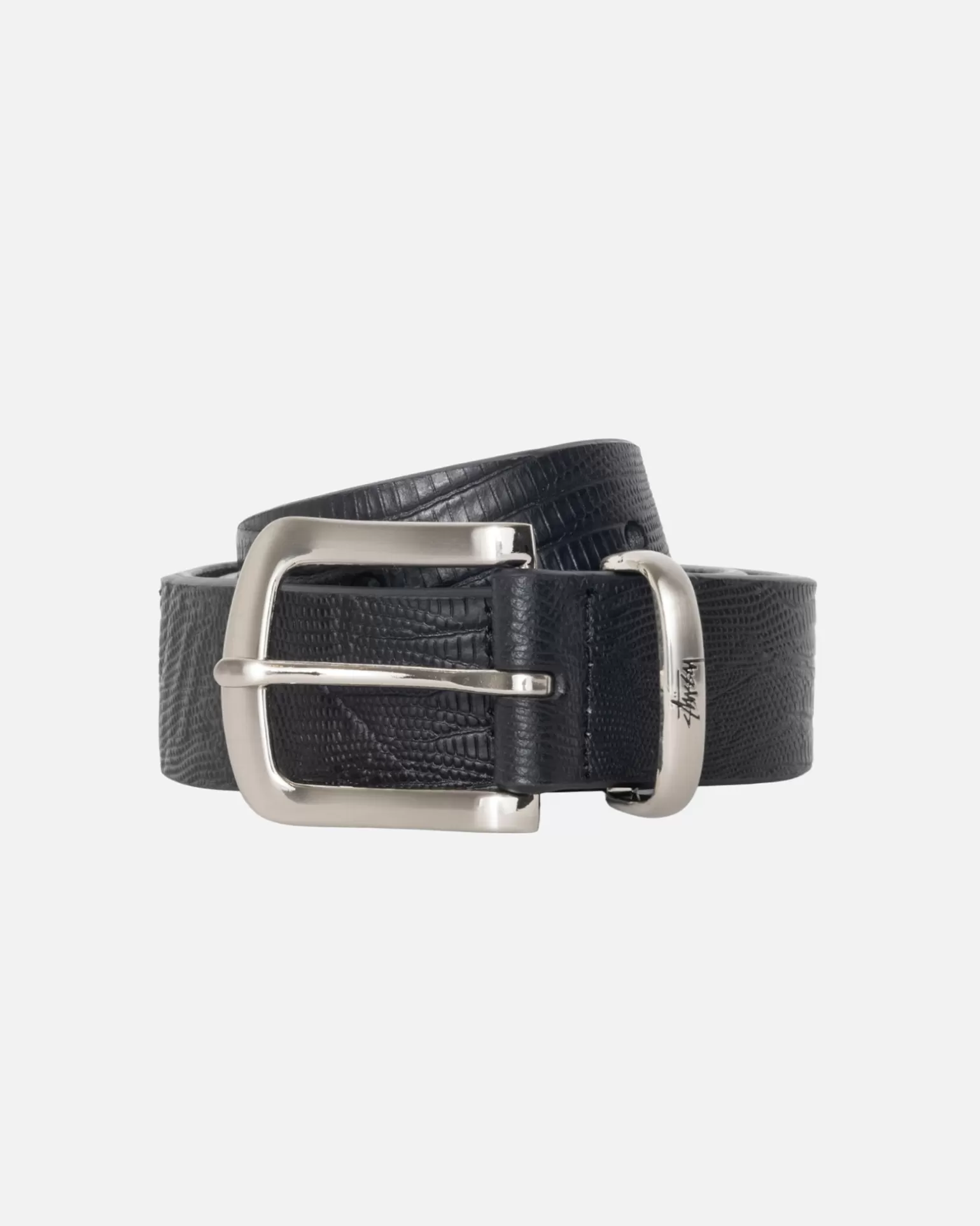 Clearance Stüssy LIZARD TEXTURE UNDERLAY BELT Black