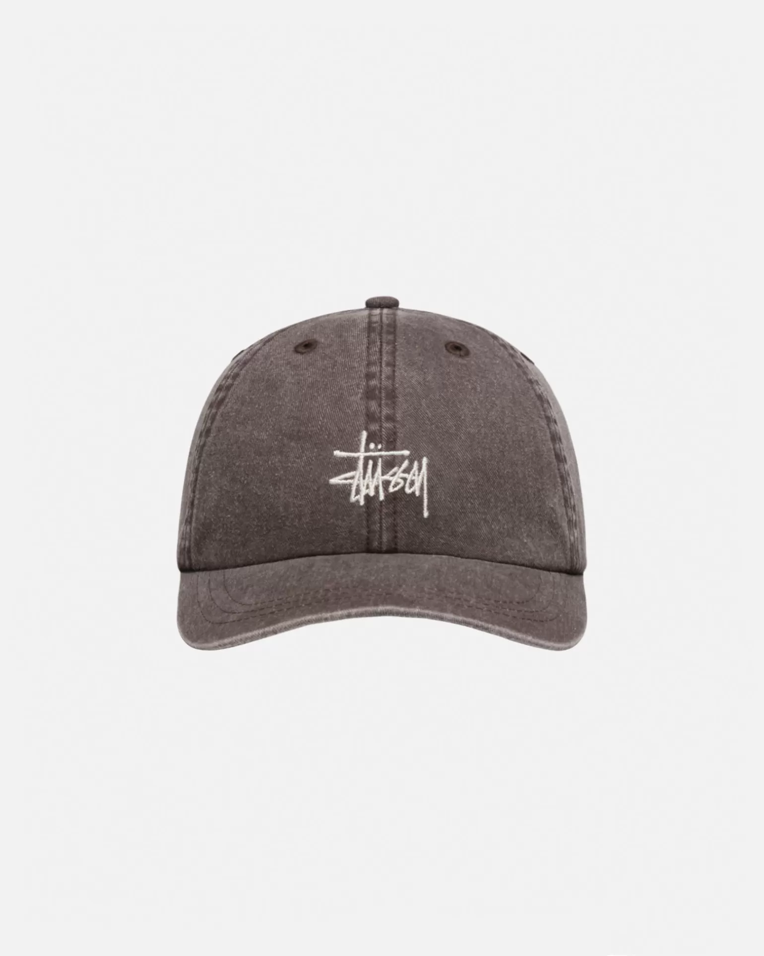 Online Stüssy LOW PRO BASIC WASHED STRAPBACK Mocha