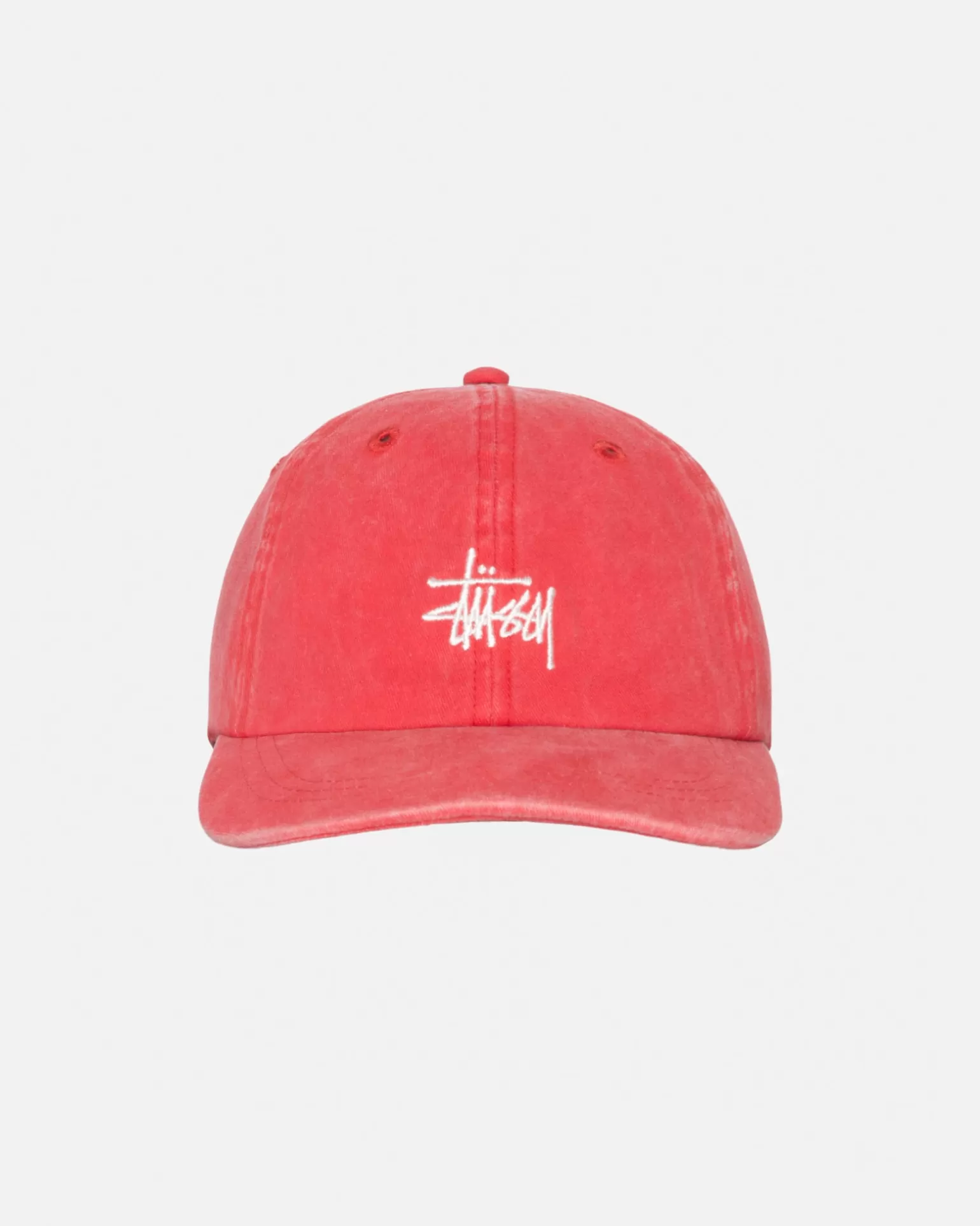 Cheap Stüssy LOW PROFILE BASIC WASHED STRAPBACK Raspberry