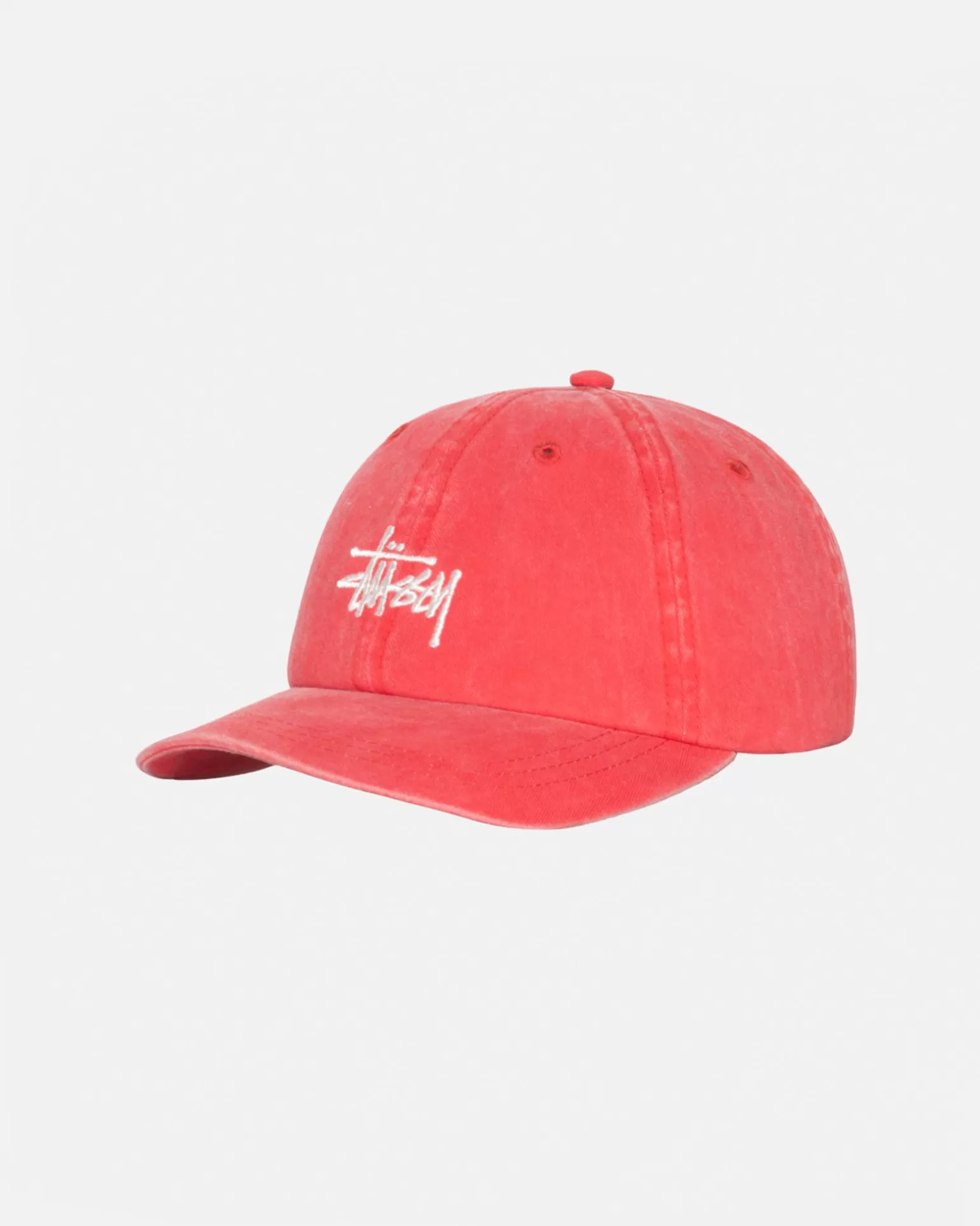 Cheap Stüssy LOW PROFILE BASIC WASHED STRAPBACK Raspberry