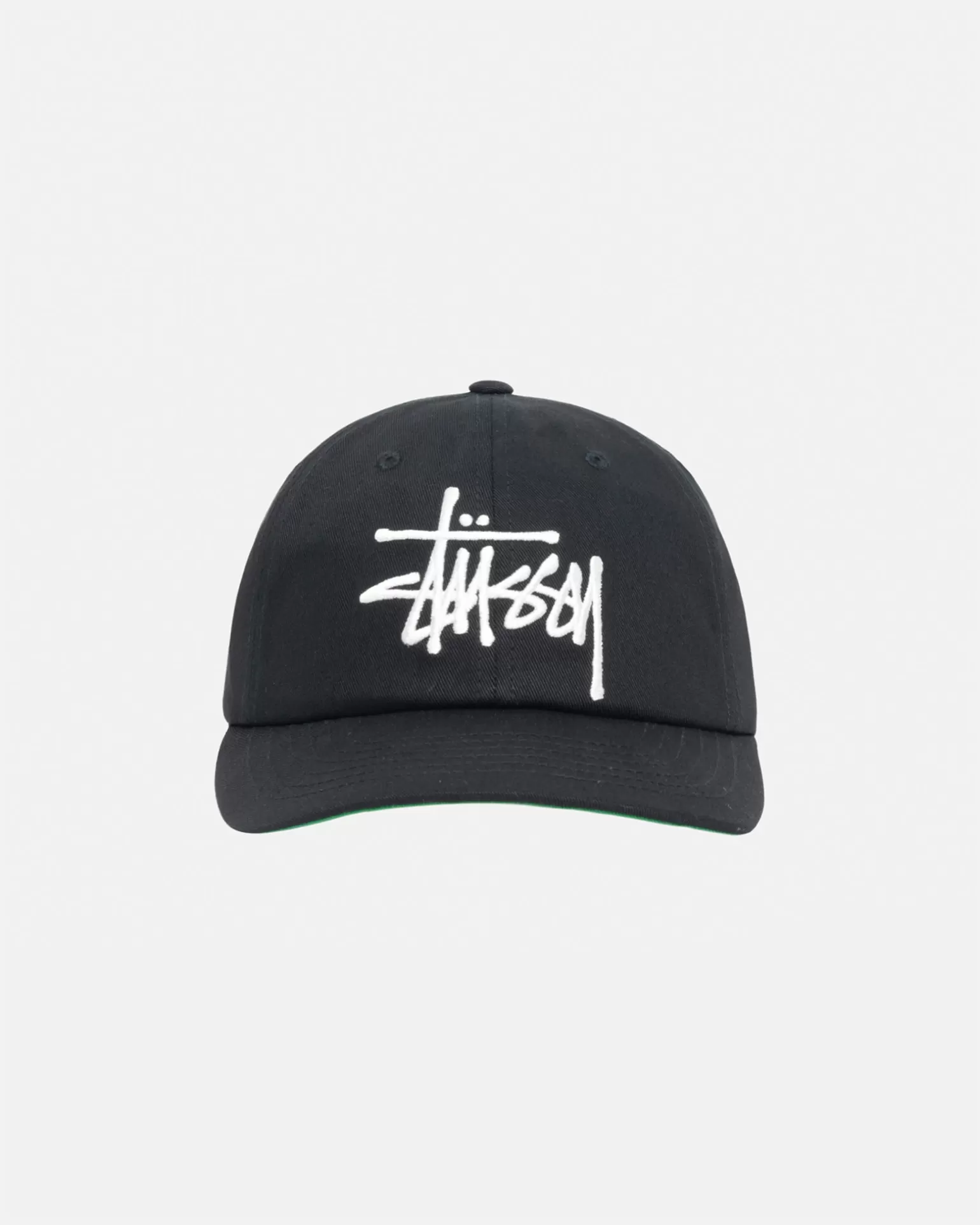 Store Stüssy LOW PROFILE BIG BASIC SNAPBACK Shadow Black